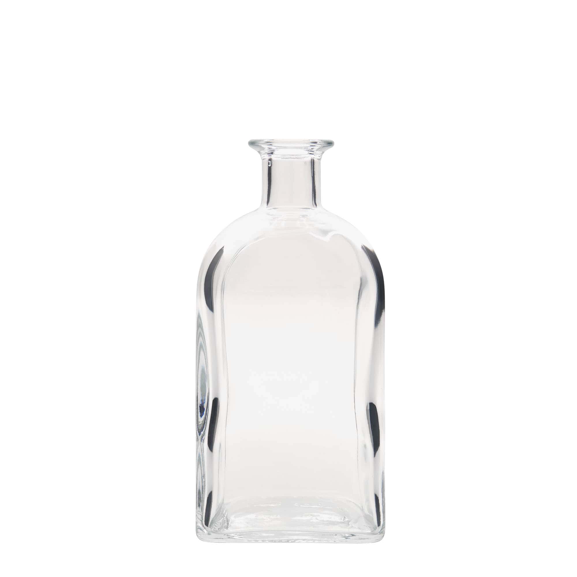 700 ml butelka szklana Apotheker Carré, kwadratowa, otwór: korek
