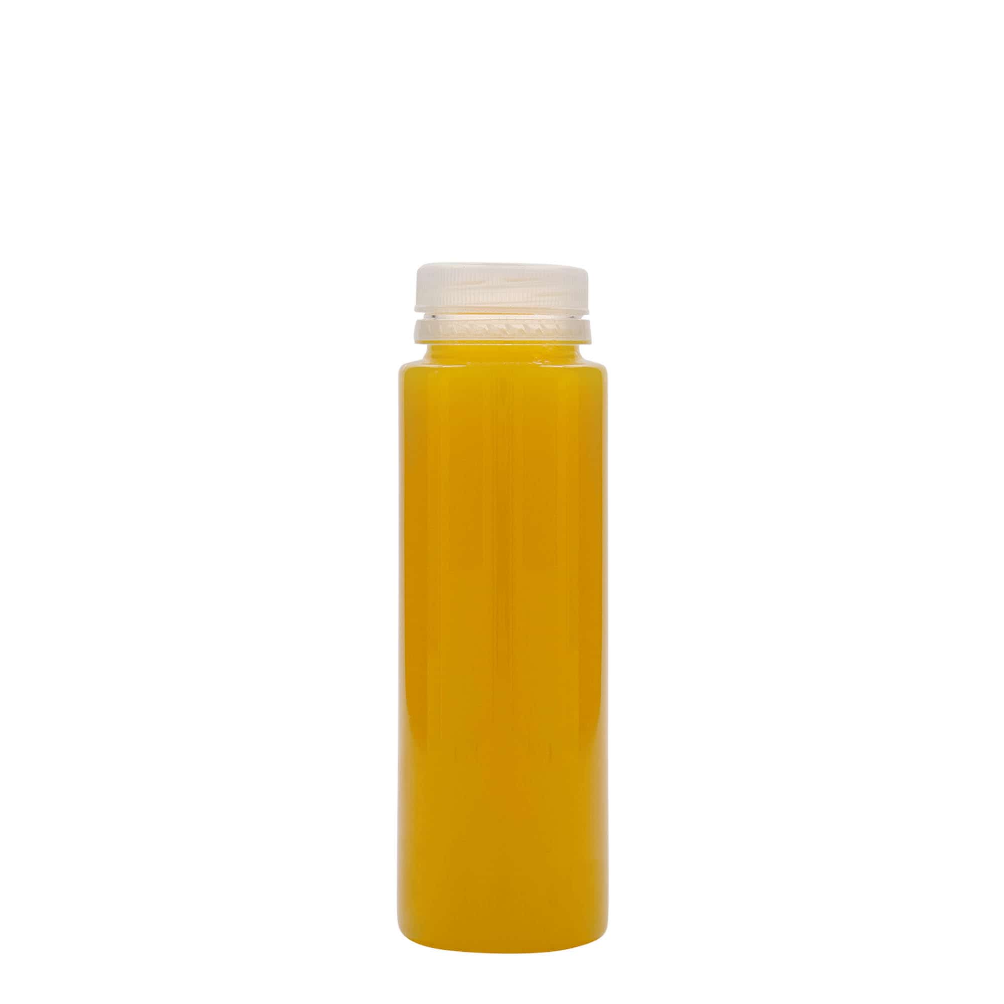250 ml butelka PET „Everytime”, tworzywo sztuczne, gwint: 38 mm