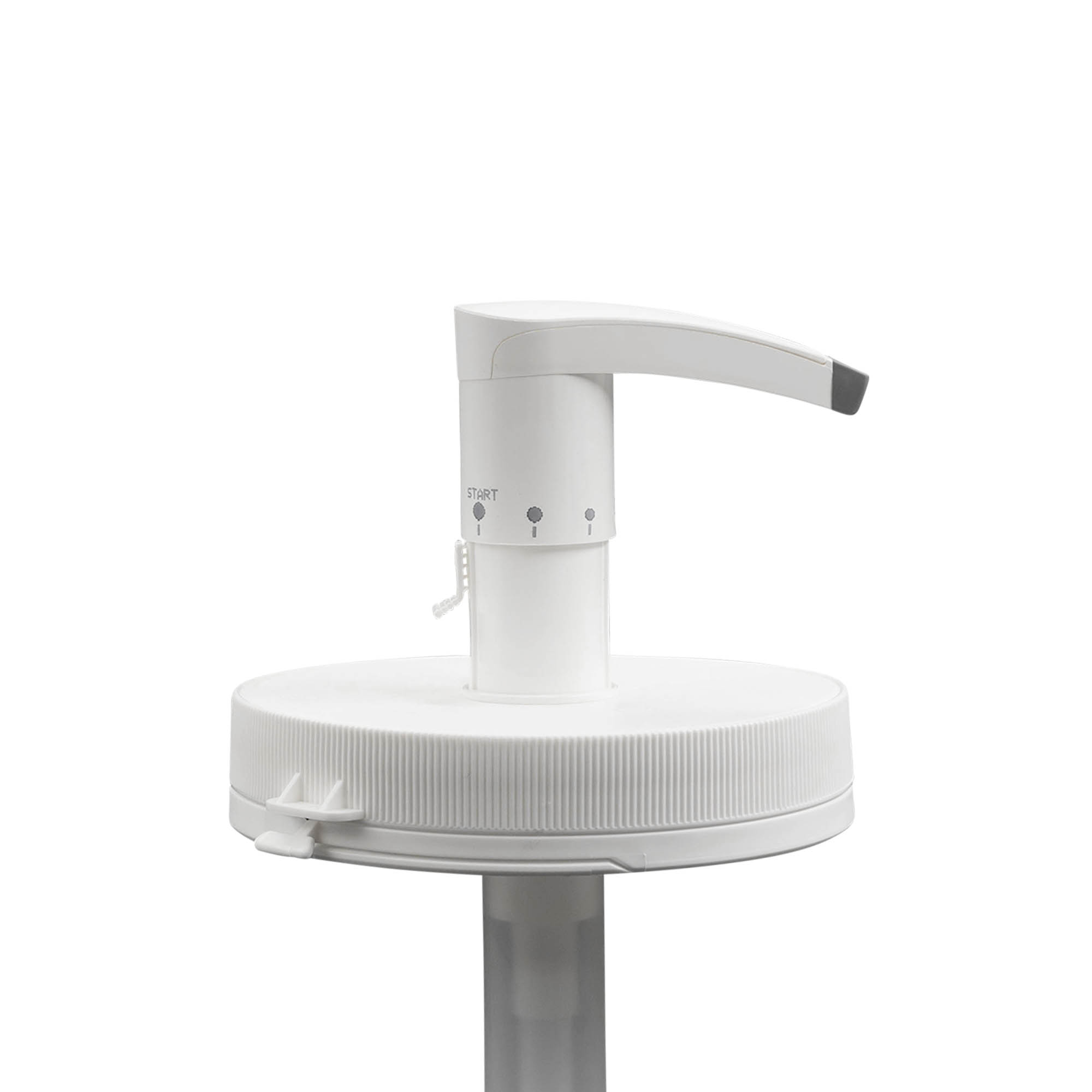 Pompa dozująca do 1.240 ml 'Securibox', tworzywo sztuczne PE, biały, do wylotu: zakrętka na gwint