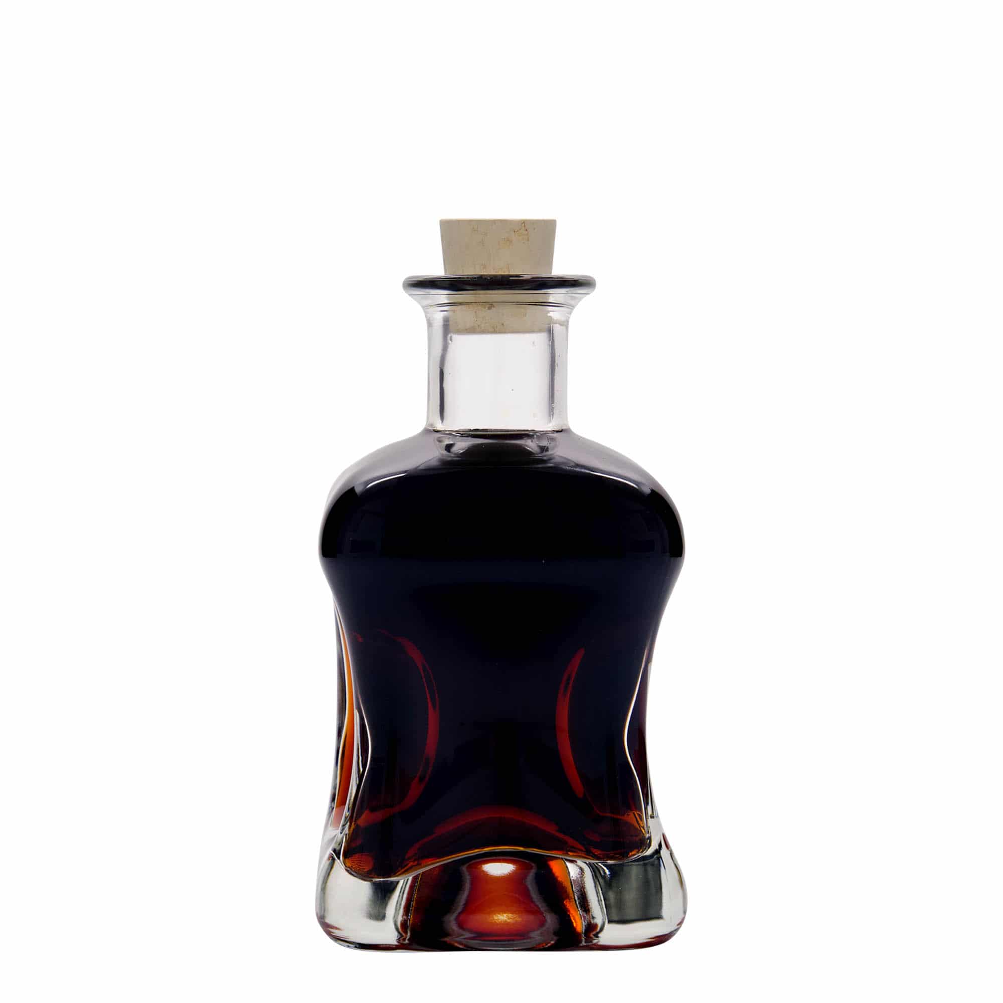 Butelka szklana 350 ml „Dublin”, kwadratowa, szyjka: korek
