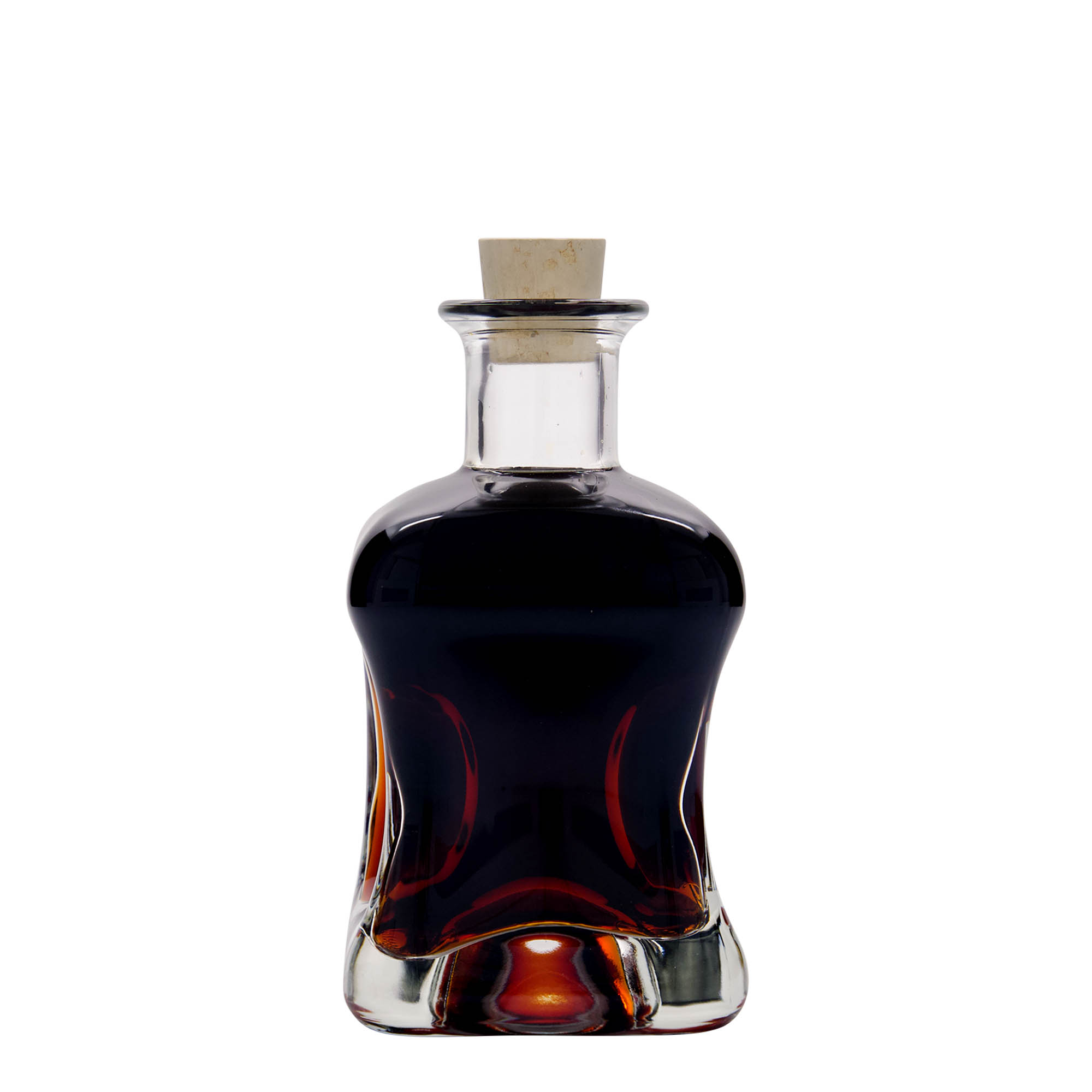 Butelka szklana 350 ml „Dublin”, kwadratowa, szyjka: korek