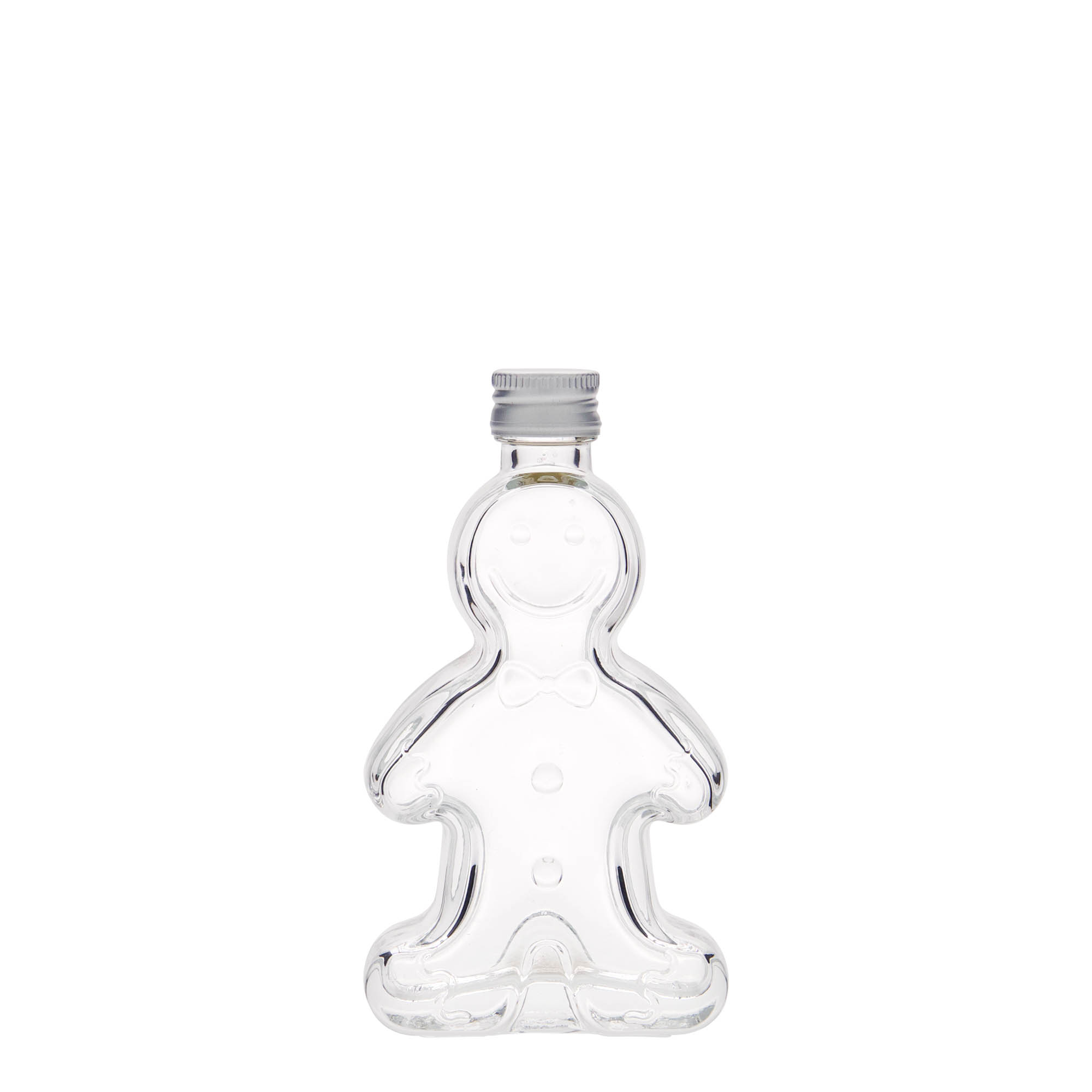 50 ml butelka szklana „Lebkuchenmann”, gwint: PP 18