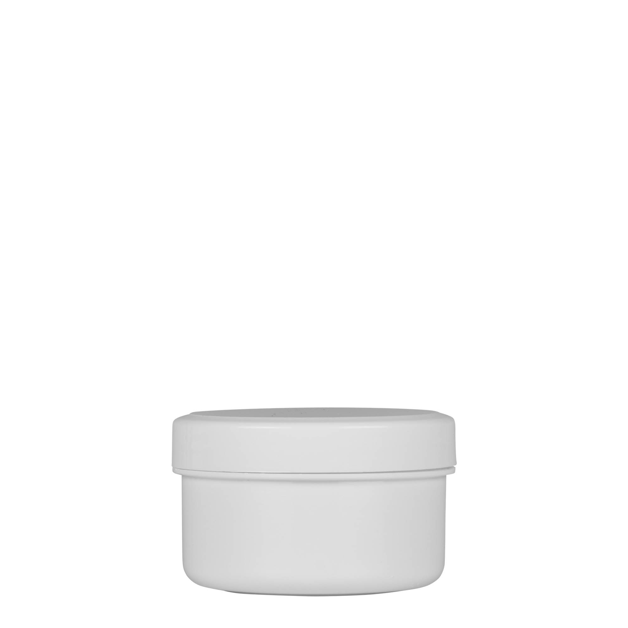 60 ml plastikowy pojemnik „White Line”, PP, biały, wylot: zakręcana nakrętka
