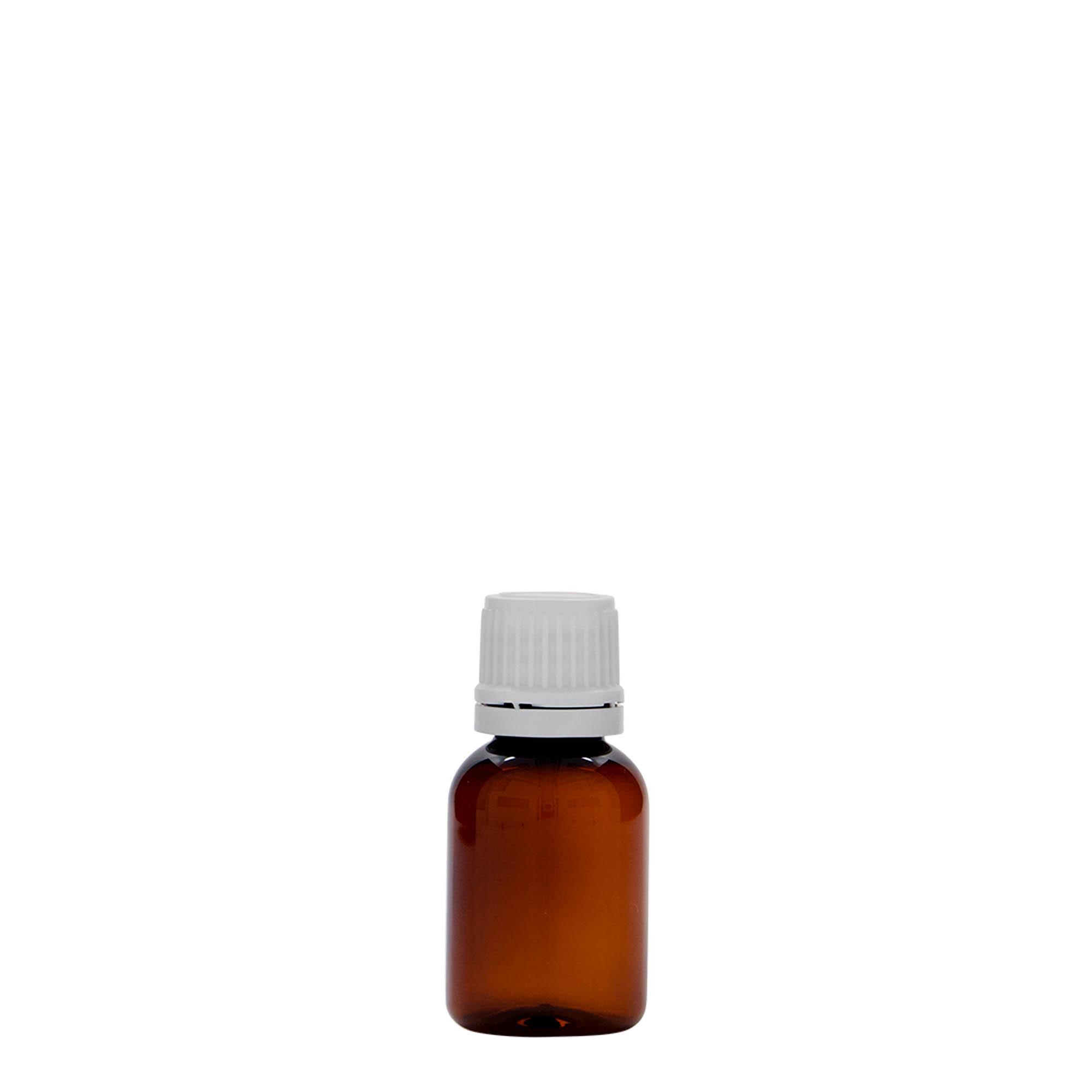 20 ml butelka medyczna PET „Easy Living”, brązowa, plastik, szyjka: DIN 18 20 ml butelka medyczna PET „Easy Living”, brązowa, plastik, szyjka: DIN 18