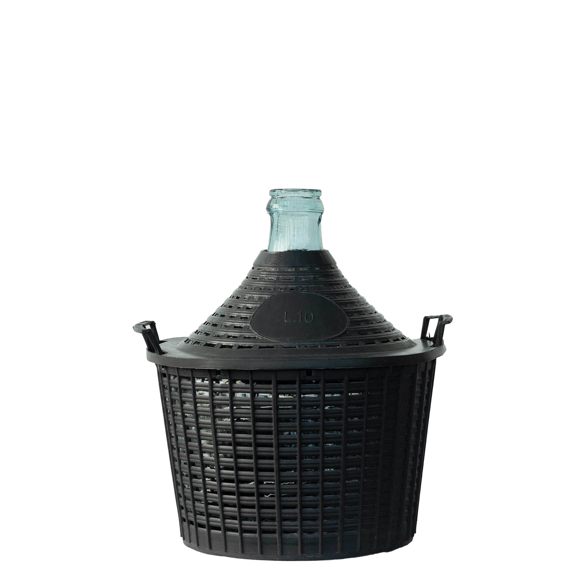 10 l butla balonowa z wąską szyjką, szkło, otwór: nakładana pokrywka 10 l butla balonowa z wąską szyjką, szkło, otwór: nakładana pokrywka