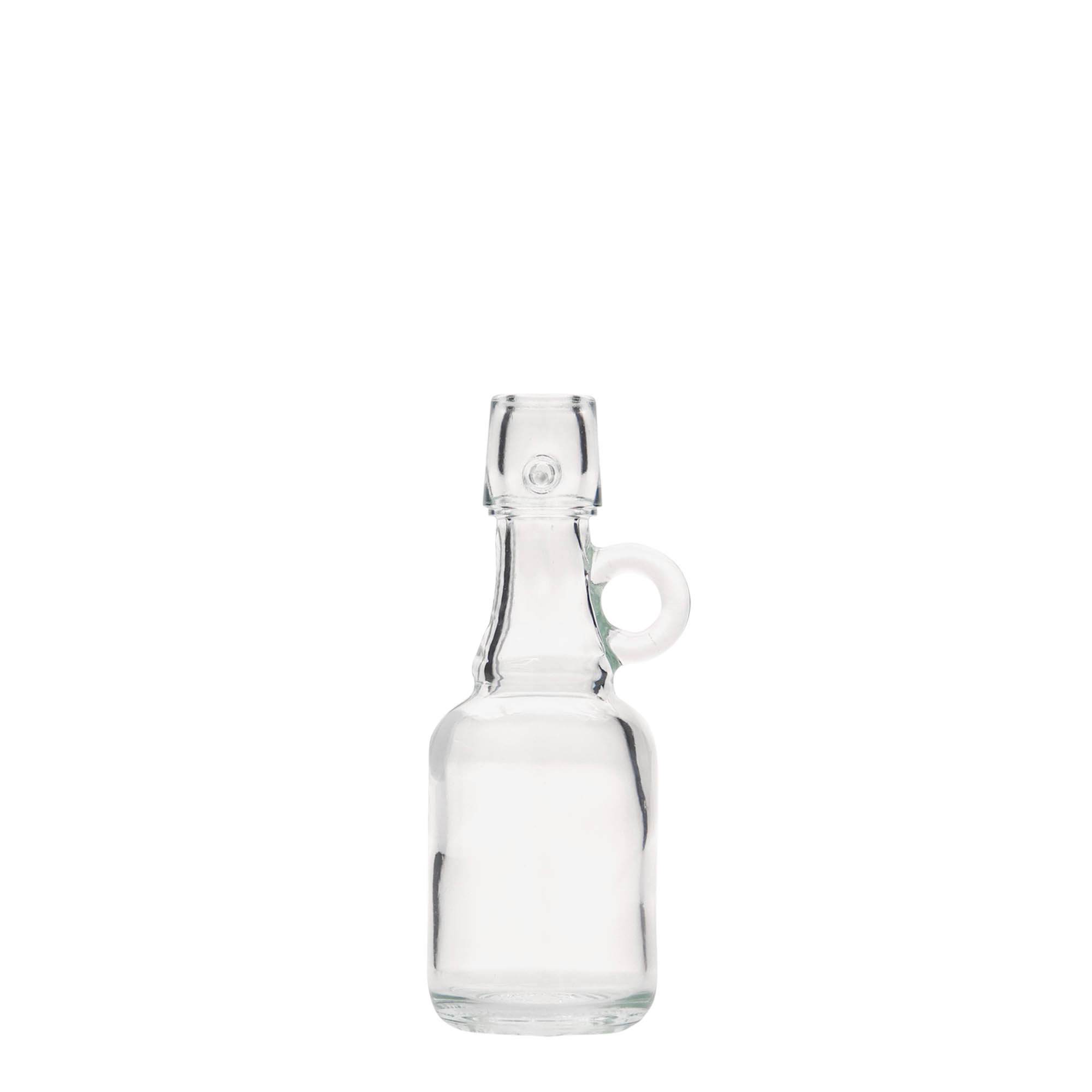 40 ml butelka szklana 'Santos', szyjka: zamknięcie na klamrę 40 ml butelka szklana 'Santos', szyjka: zamknięcie na klamrę