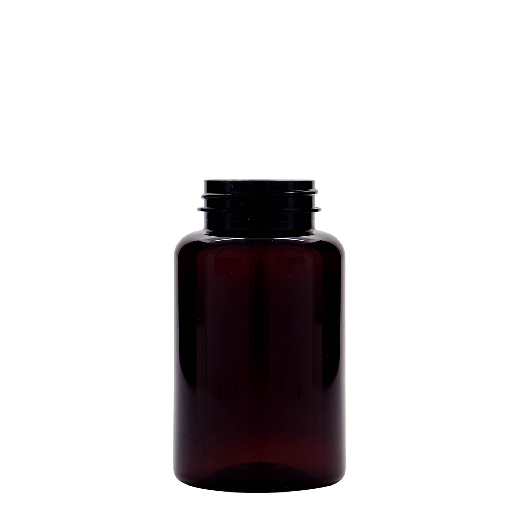 250 ml butelka PET, tworzywo sztuczne, brązowa, gwint: 45/400