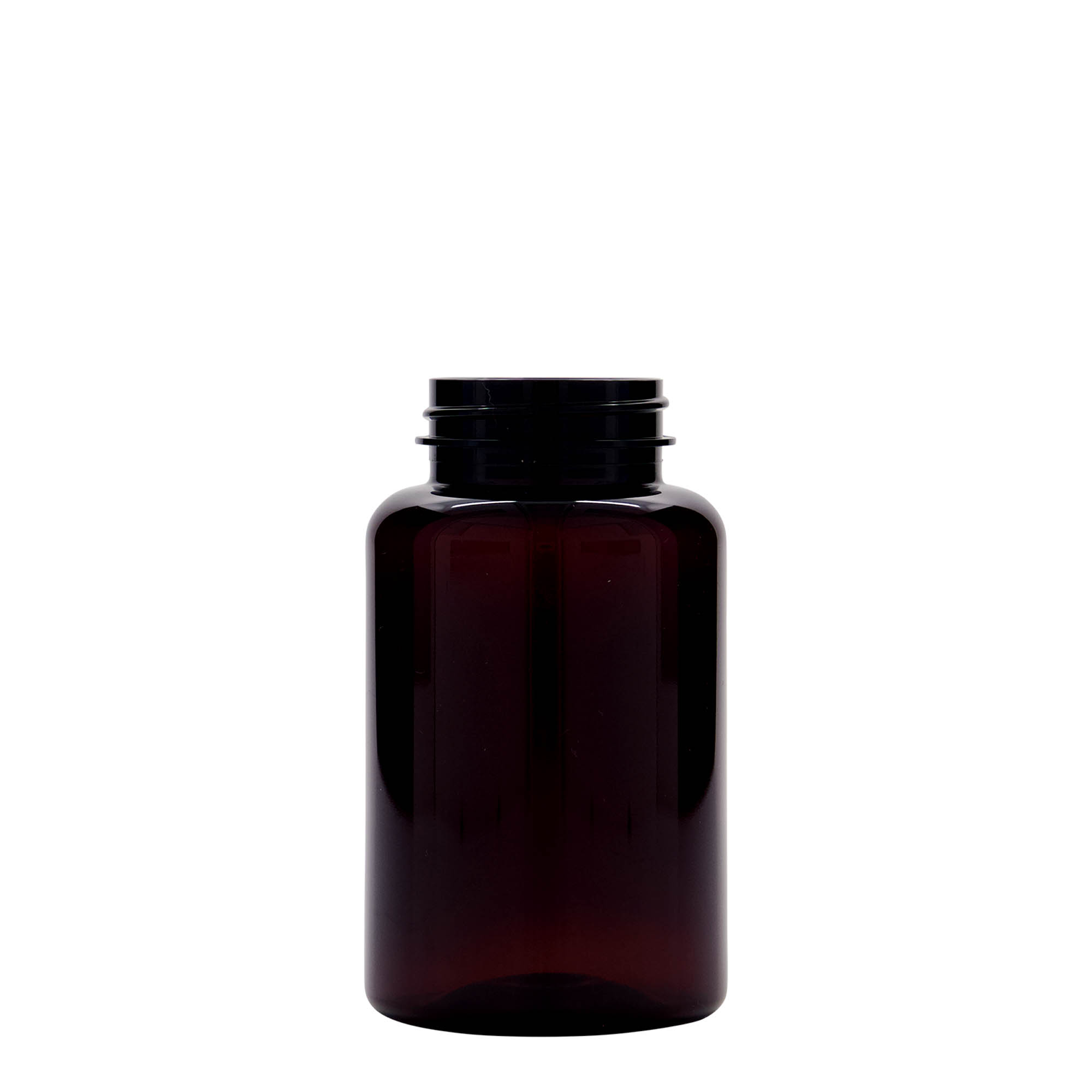 250 ml butelka PET, tworzywo sztuczne, brązowa, gwint: 45/400