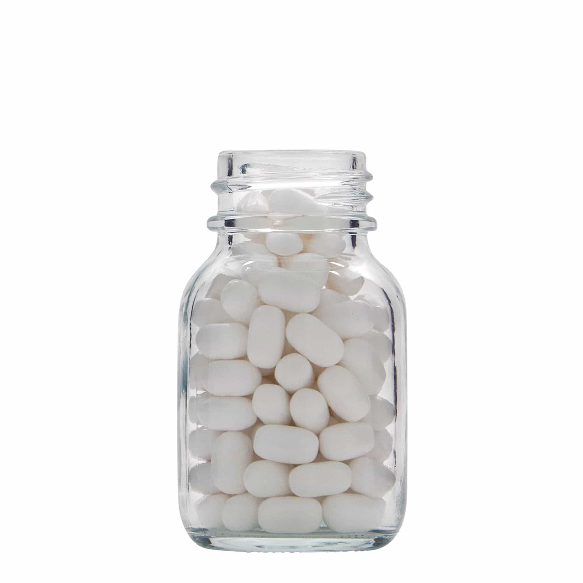 50 ml słoik o szerokiej szyjce, otwór: DIN 32