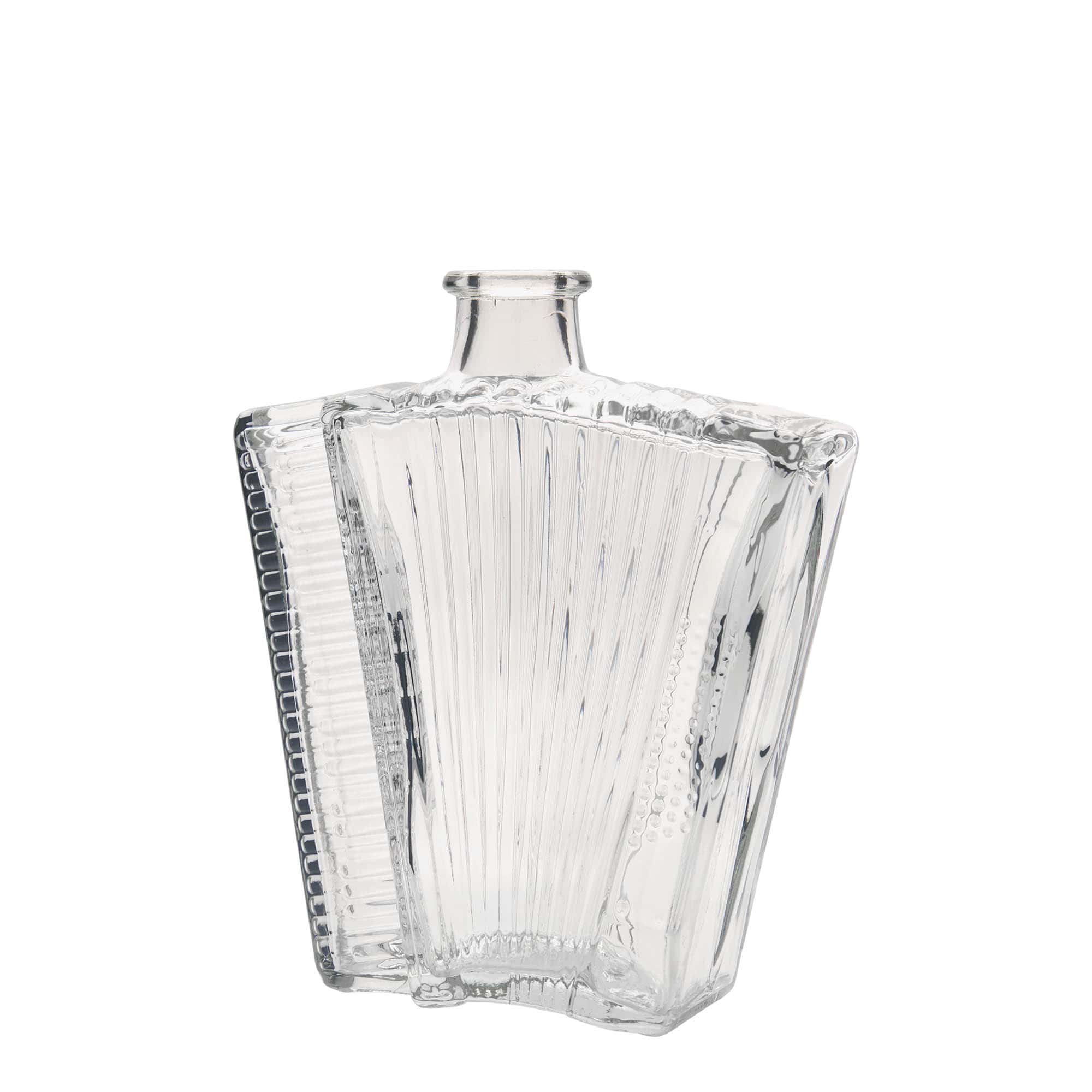 500 ml butelka szklana „Akkordeon”, otwór: korek 500 ml butelka szklana „Akkordeon”, otwór: korek