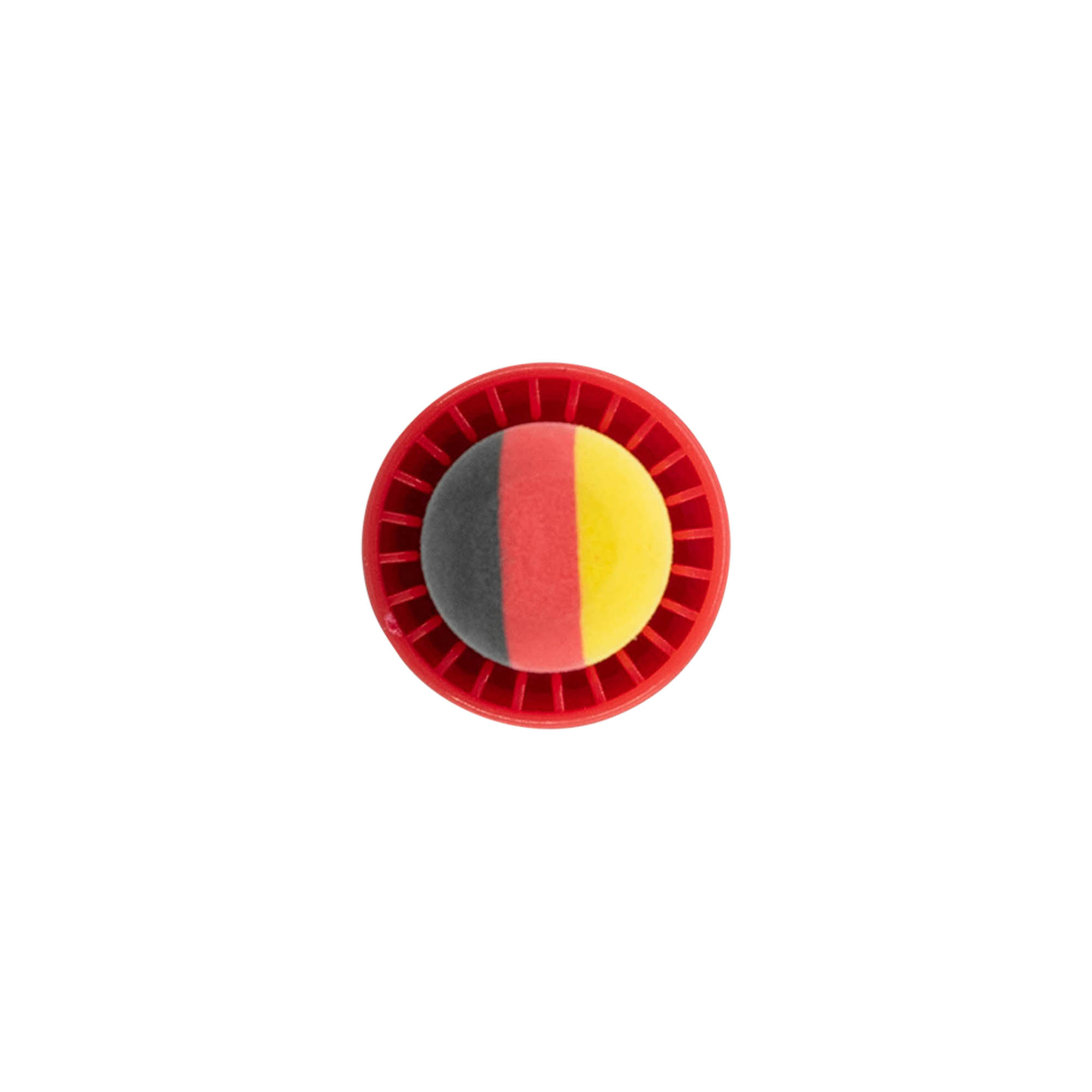 Korek do butelki 19 mm „Deutschland”, plastik, wielokolorowy, do szyjki: korek