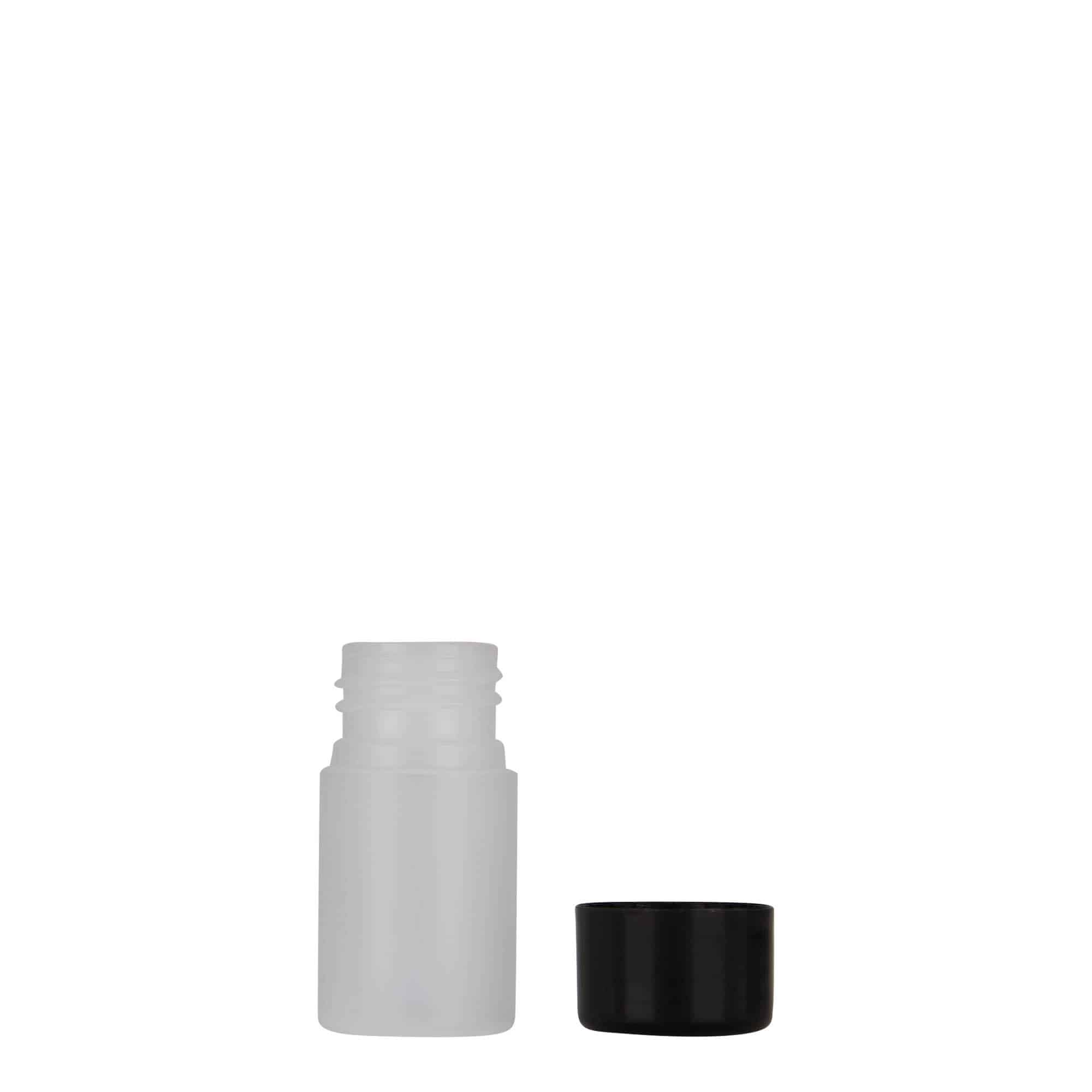 15 ml butelka plastikowa 'Tuffy', HDPE, naturalna, gwint: 24/410