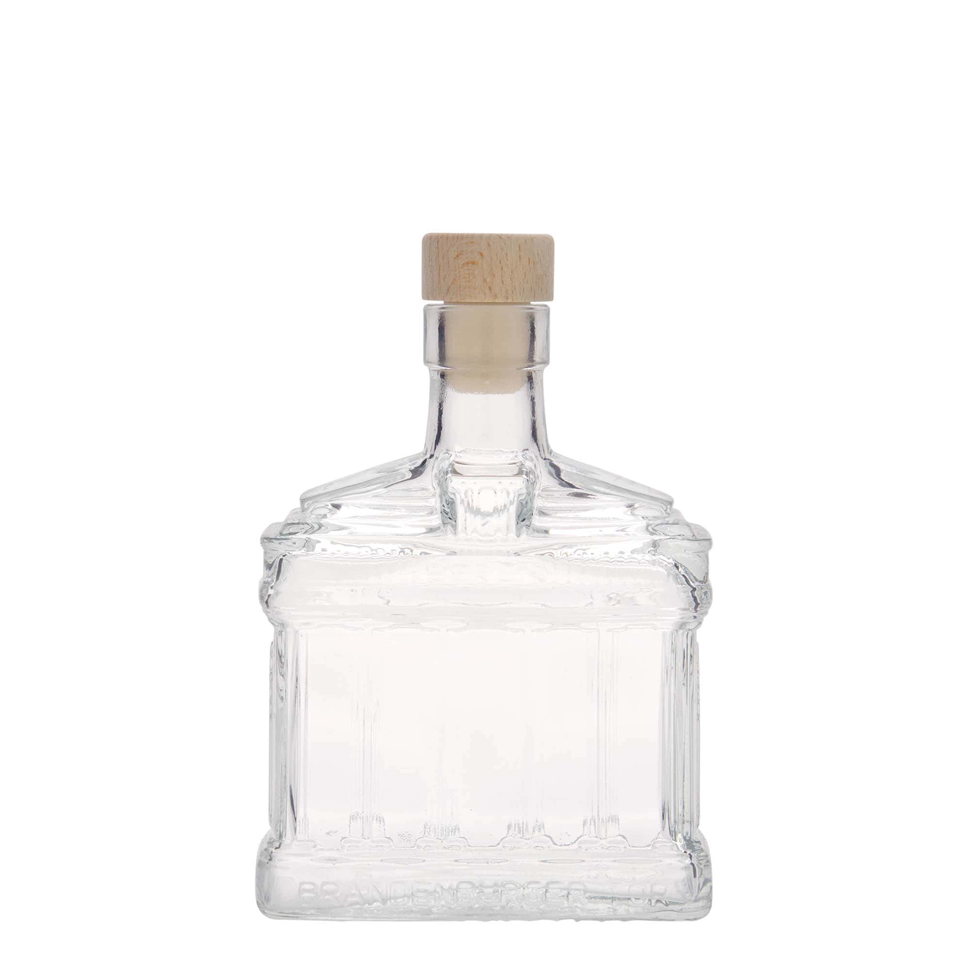 200 ml butelka szklana 'Brama Brandenmurska', zamknięcie: korek