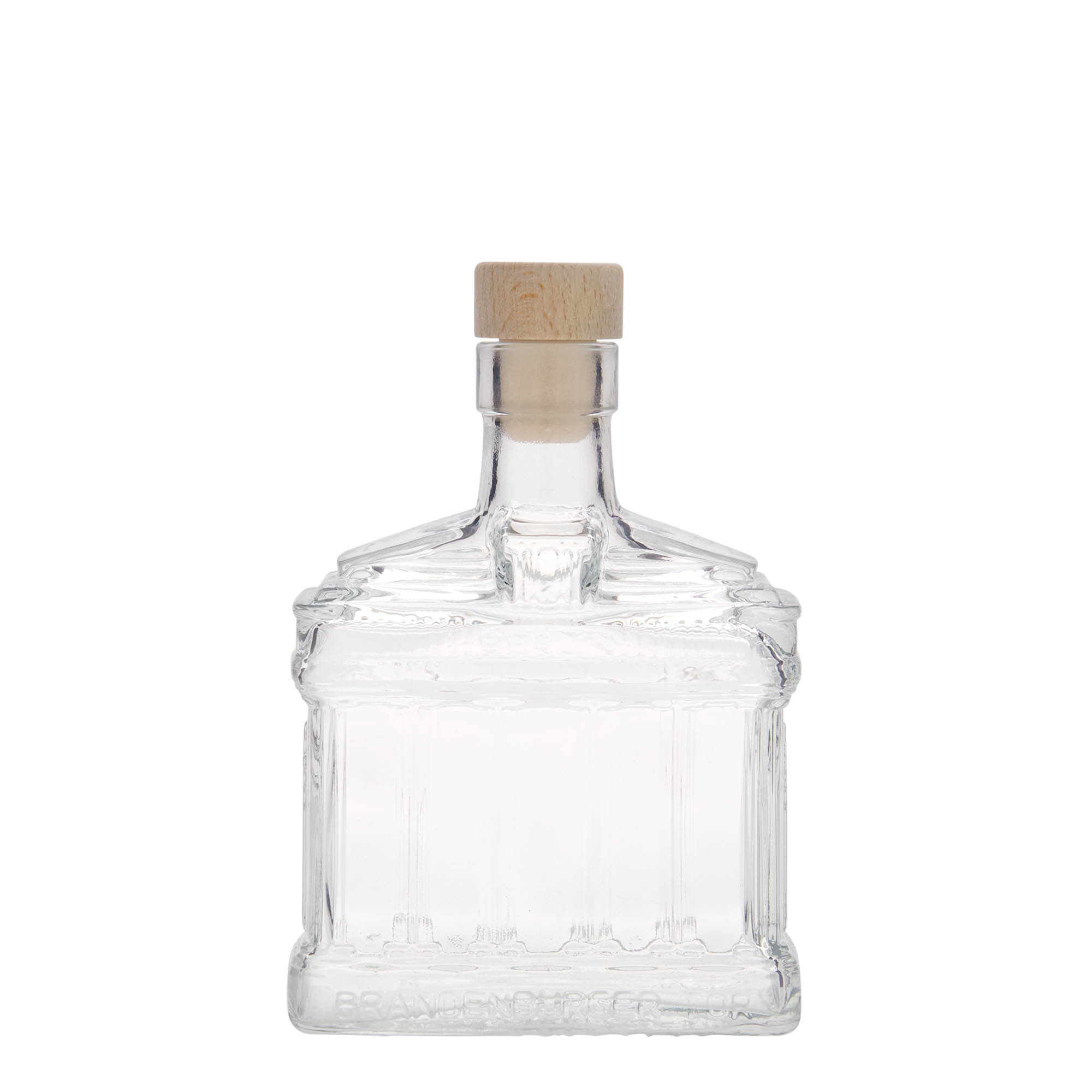 200 ml butelka szklana „Brama Brandenburska”, szyjka: korek