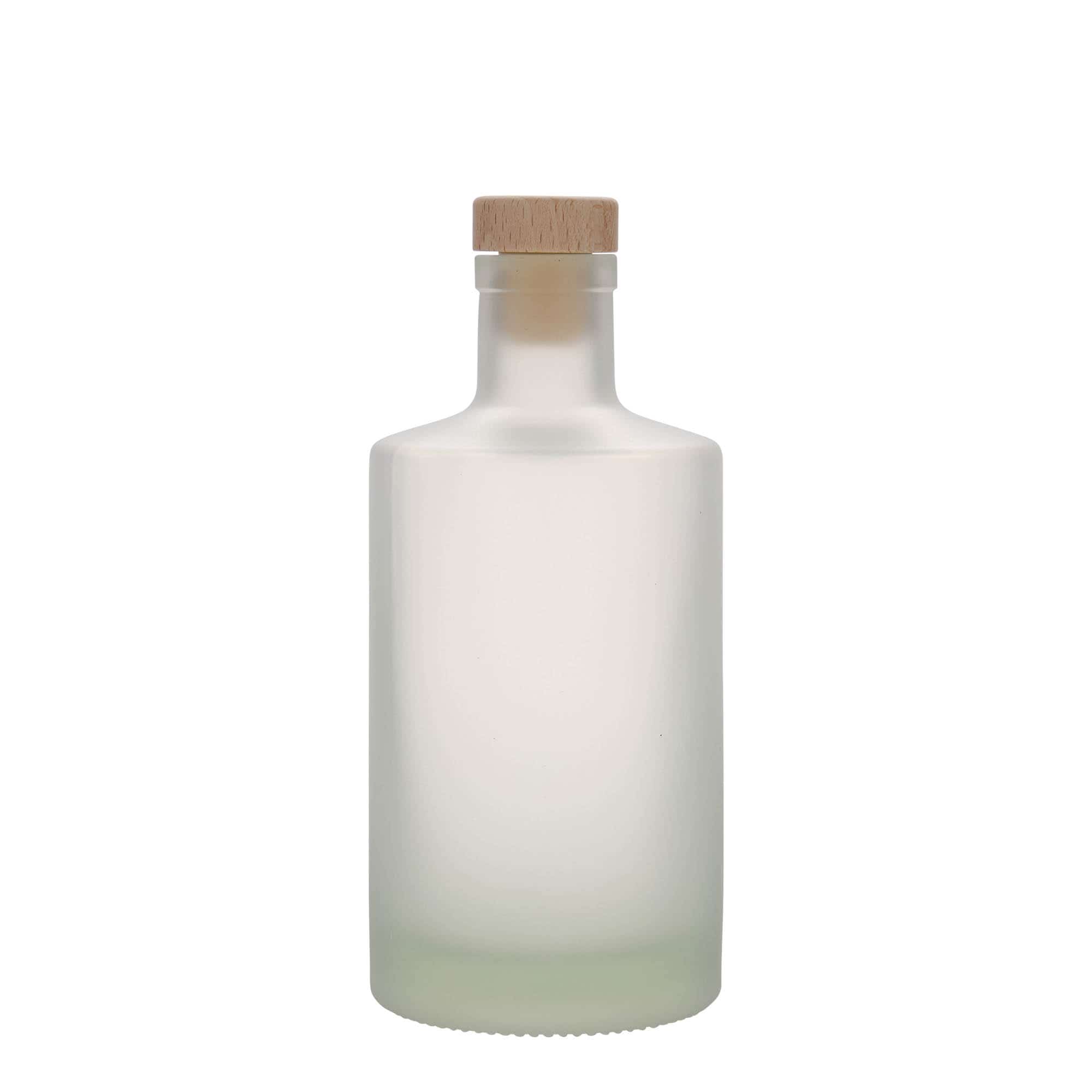 500 ml butelka szklana 'Caroline', matowa, zamknięcie: korek