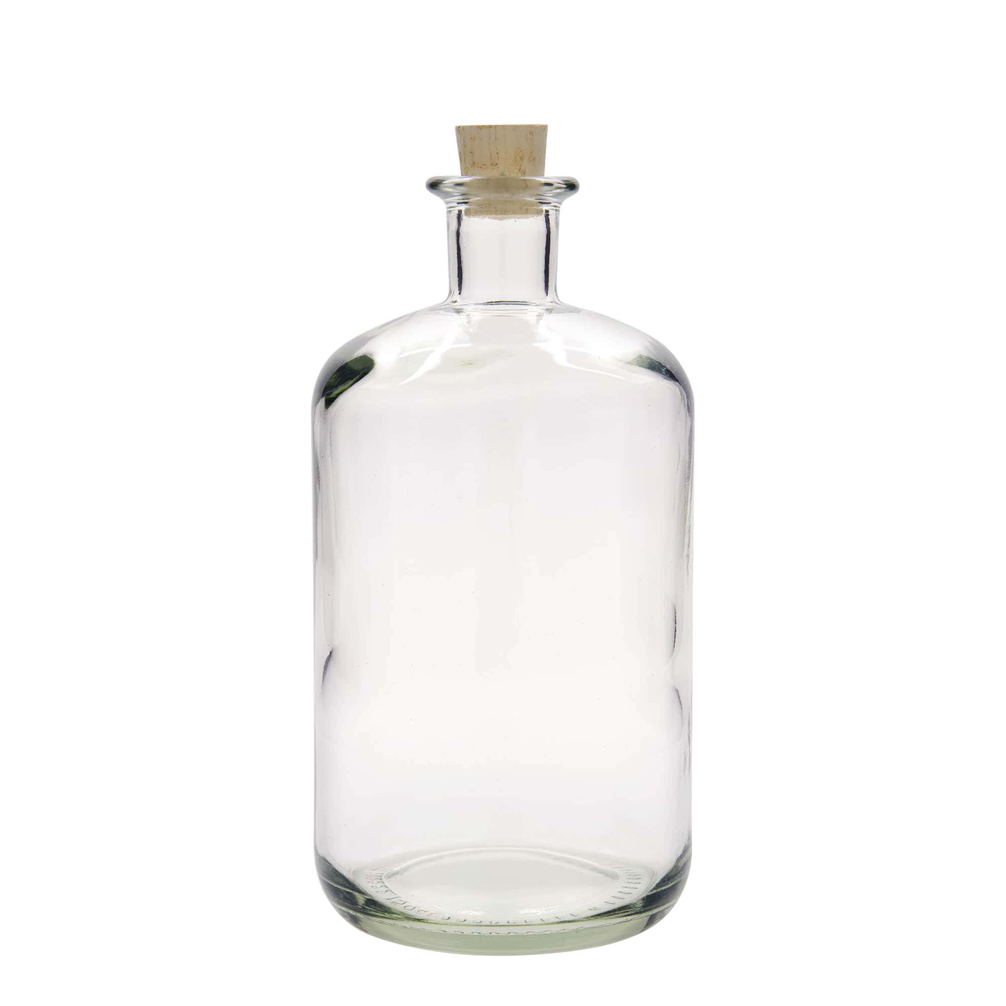 1500 ml butelka szklana apteczna, zamknięcie: korek