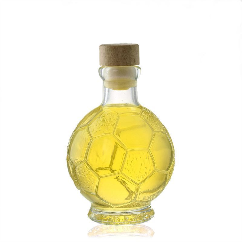 200 ml butelka szklana „Piłka nożna”, otwór: korek 200 ml butelka szklana „Piłka nożna”, otwór: korek