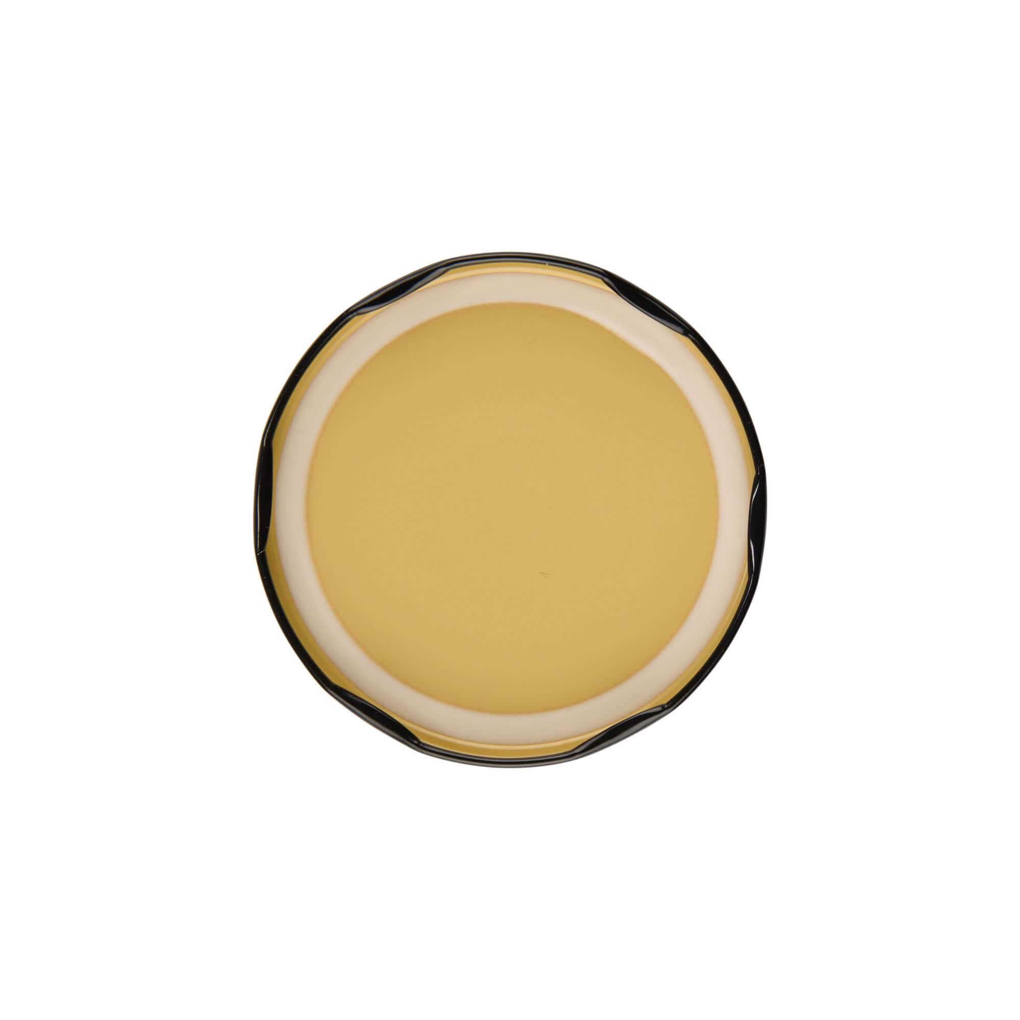 Zakrywka Twist-Off, blacha biała, czarna, do szyjki: TO 82 Zakrywka Twist-Off, blacha biała, czarna, do szyjki: TO 82