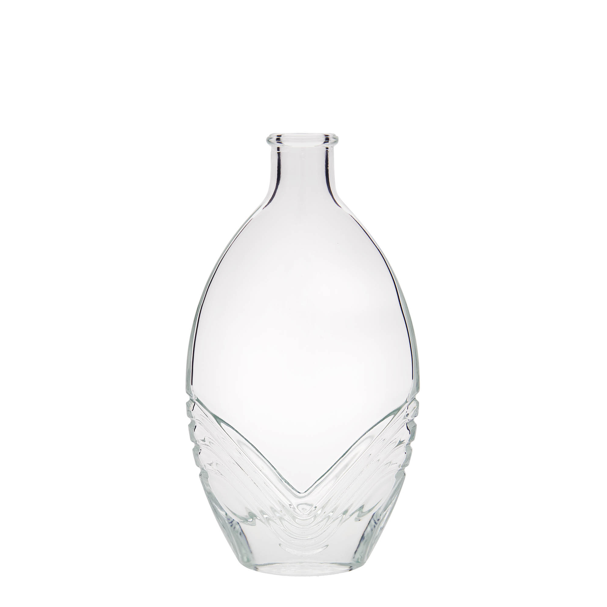 200 ml butelka szklana 'Florence', owalna, szyjka: korek