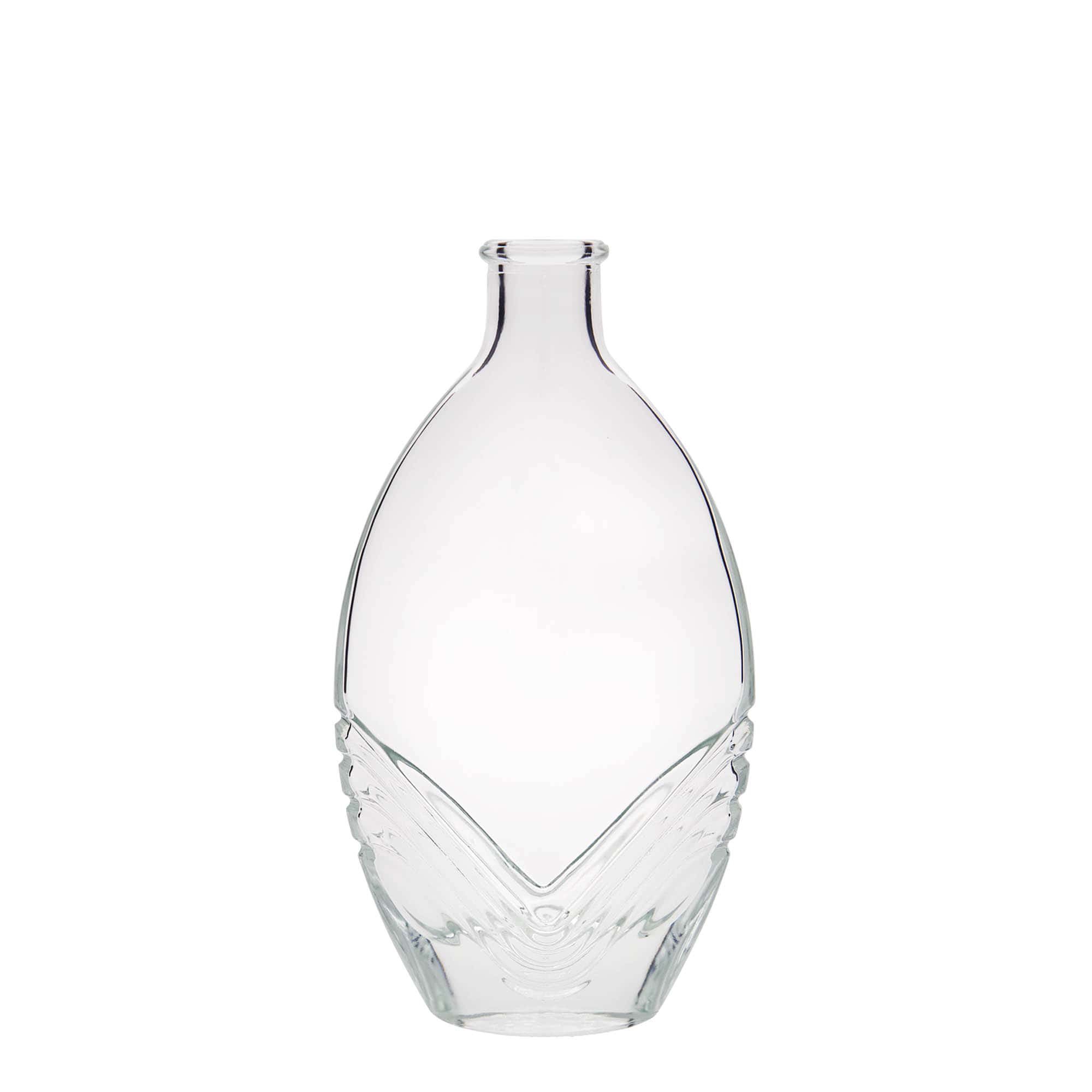200 ml butelka szklana 'Florence', owalna, szyjka: korek