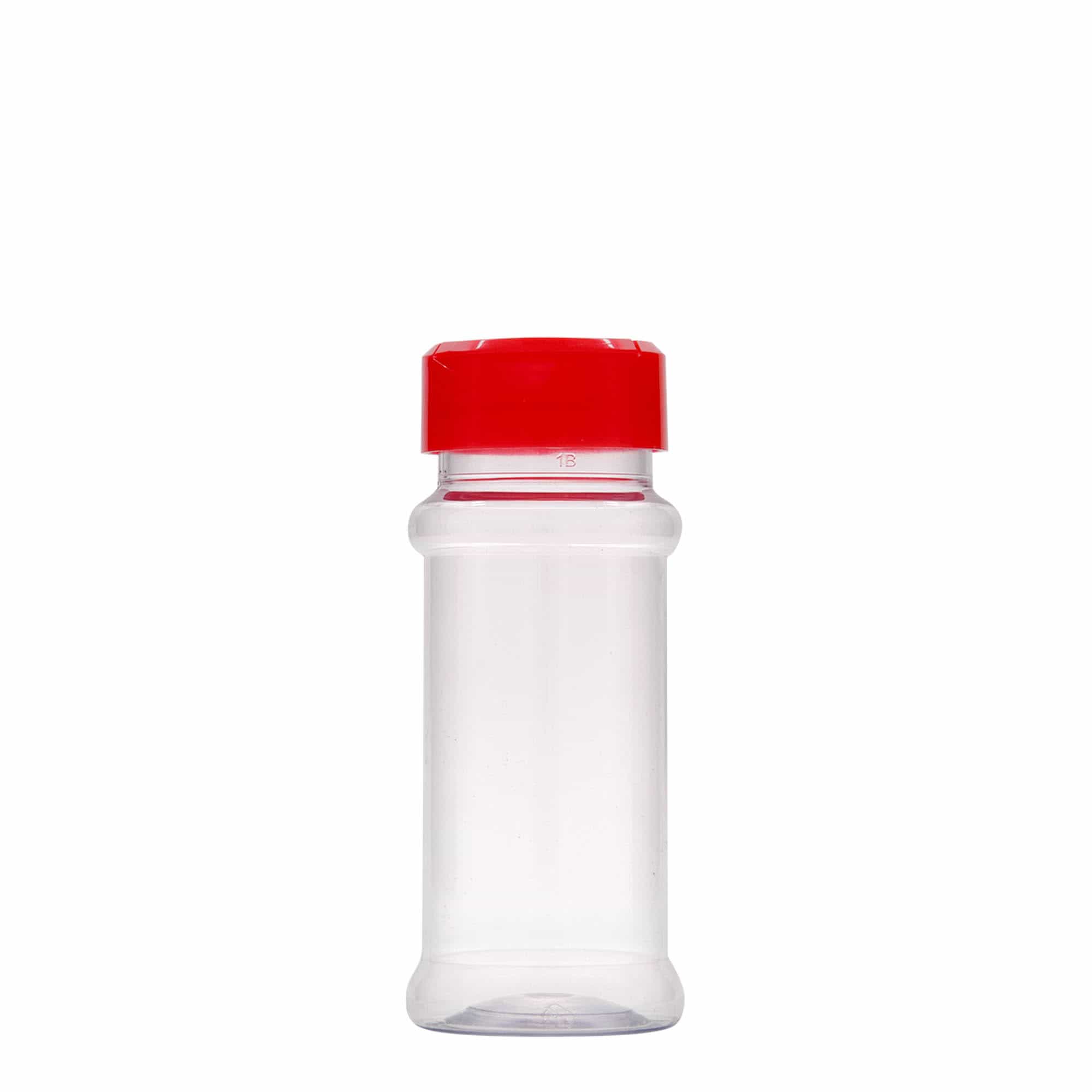 100 ml plastikowy pojemnik na przyprawy PET, tworzywo sztuczne, gwint: 38/400