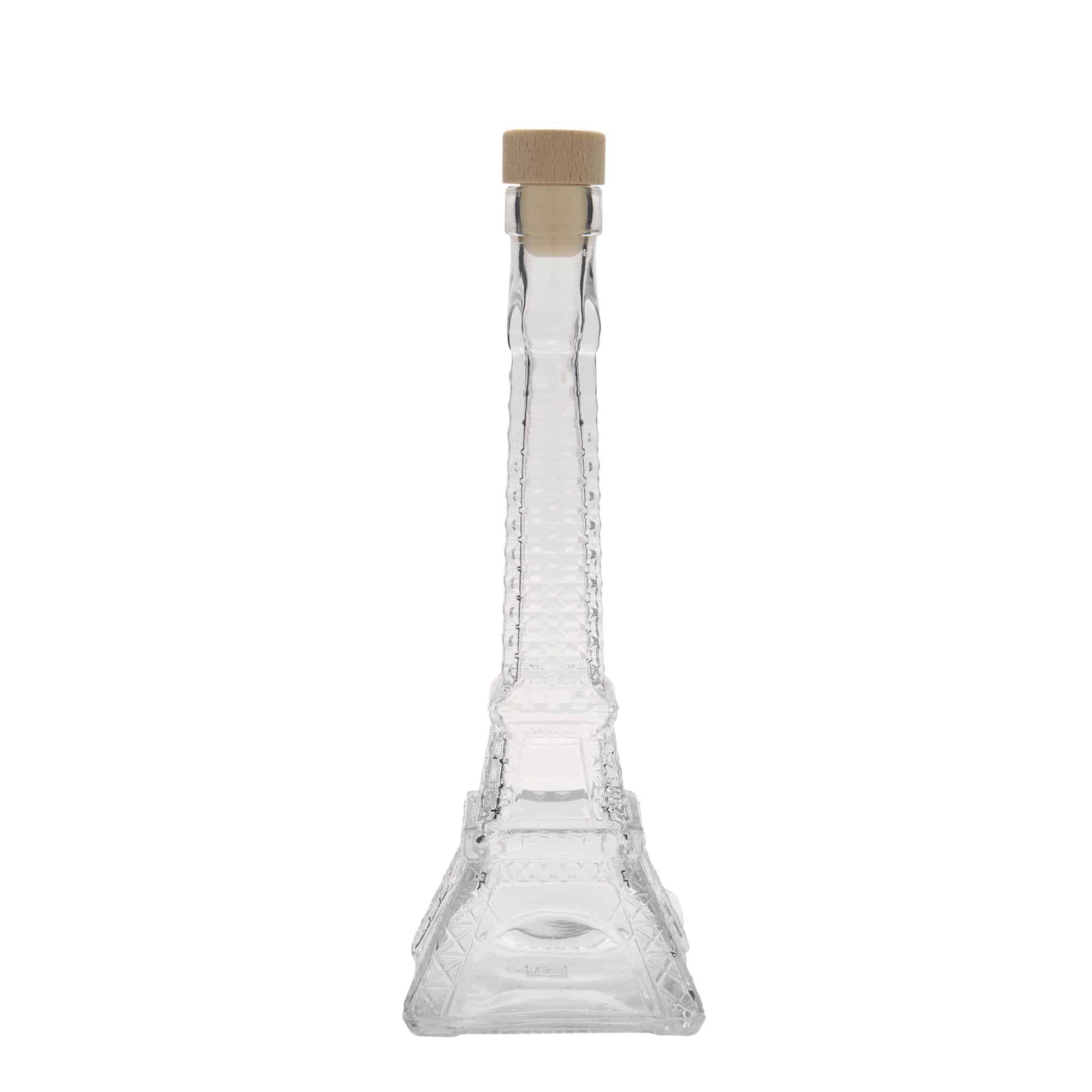 200 ml butelka szklana 'Wieża Eiffla', zamknięcie: korek