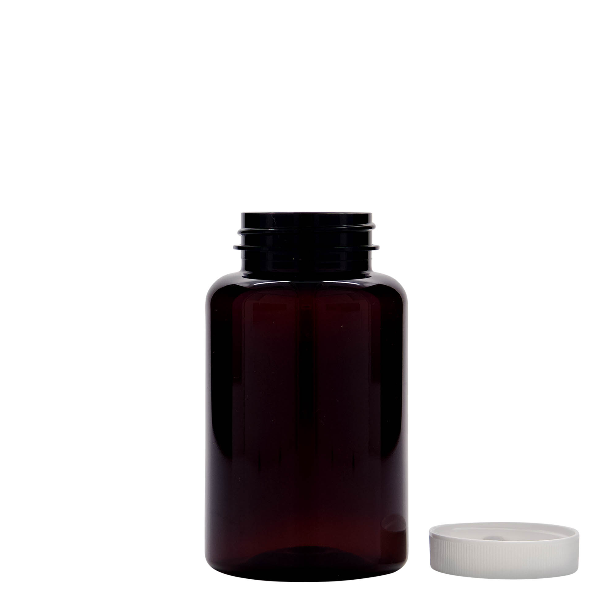 250 ml butelka PET, tworzywo sztuczne, brązowa, gwint: 45/400 250 ml butelka PET, tworzywo sztuczne, brązowa, gwint: 45/400