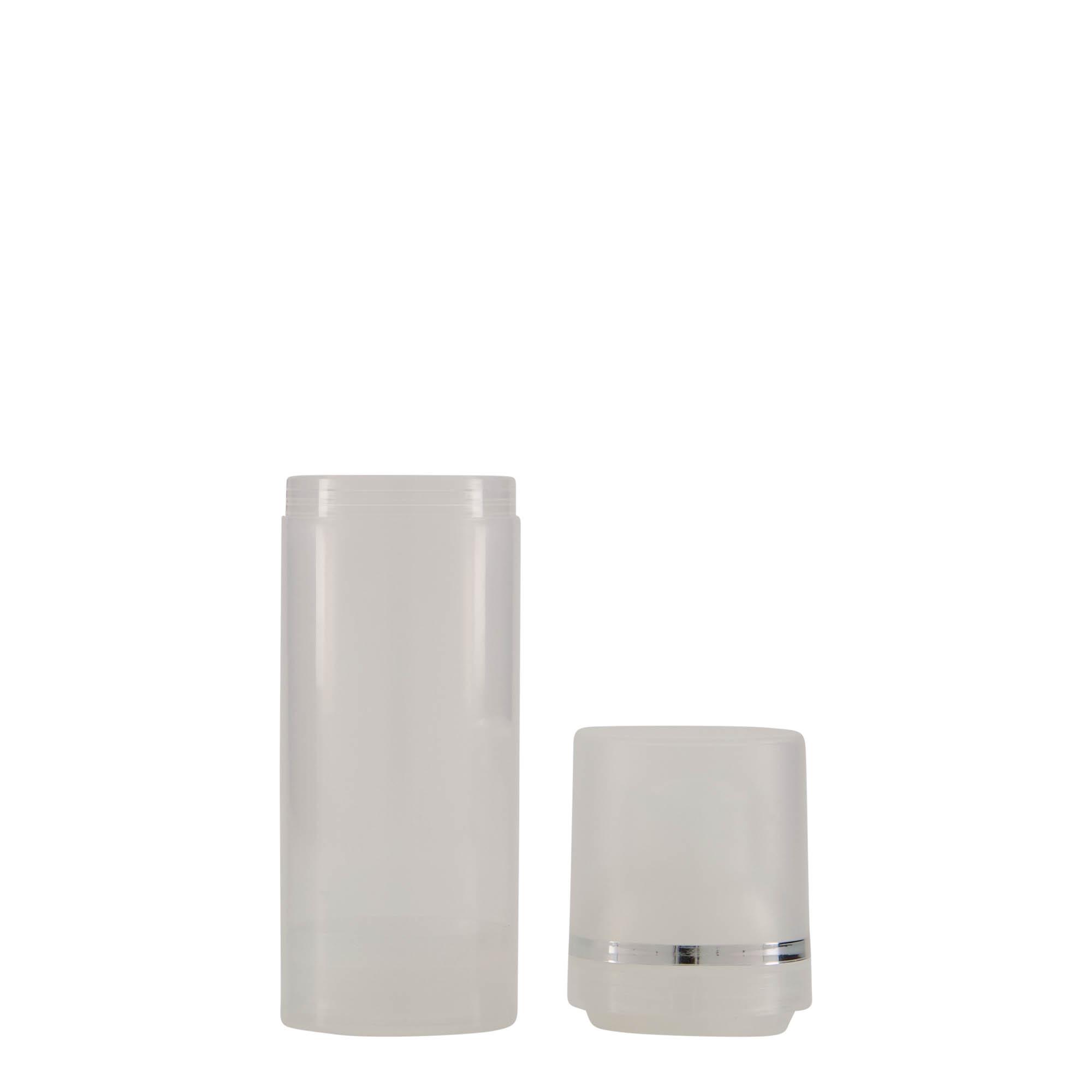 50 ml dozownik bezpowietrzny 'Mezzo', tworzywo sztuczne PP, naturalny 50 ml dozownik bezpowietrzny 'Mezzo', tworzywo sztuczne PP, naturalny