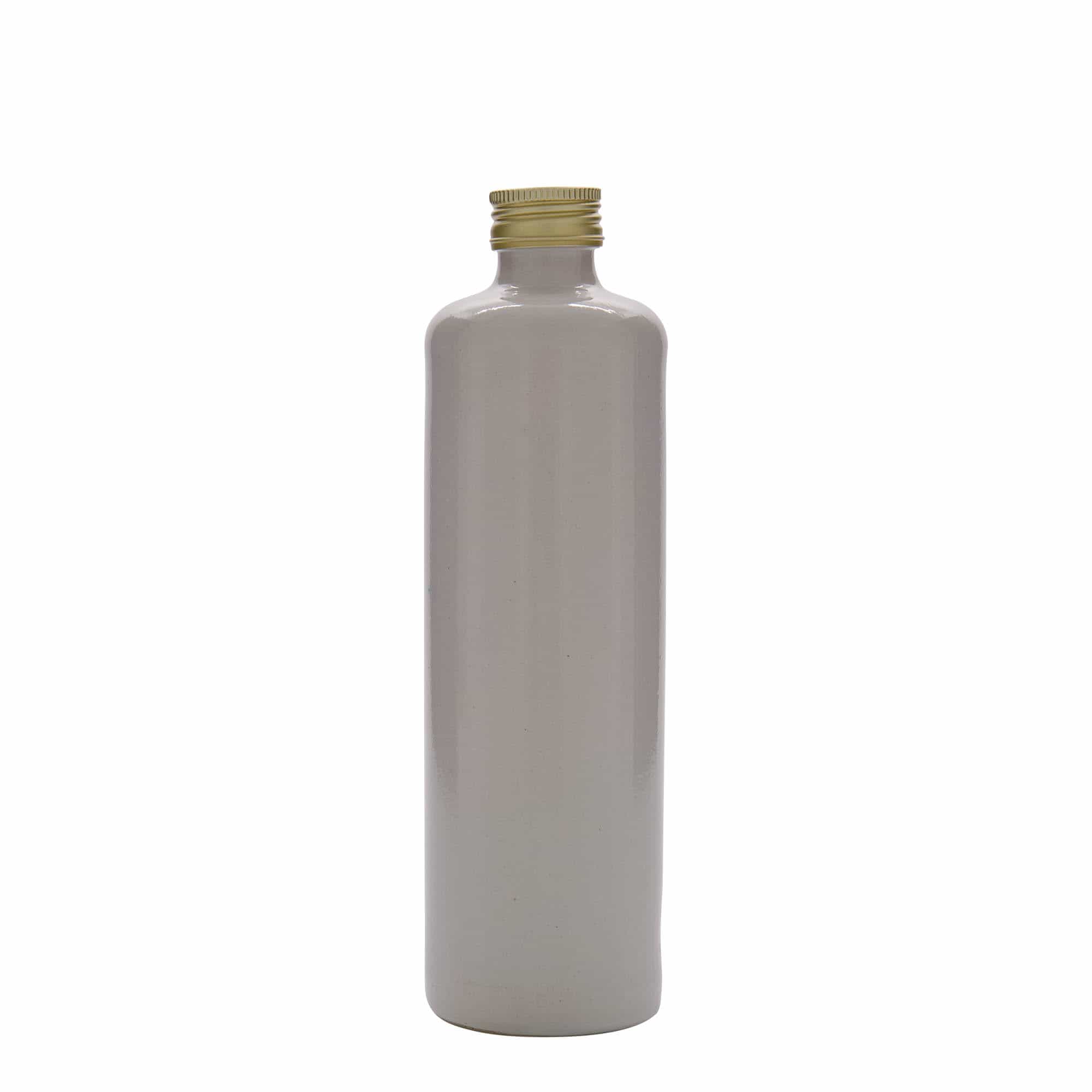 500 ml gliniany dzbanek, kamionka, kolor biały, zamknięcie: PP 31,5