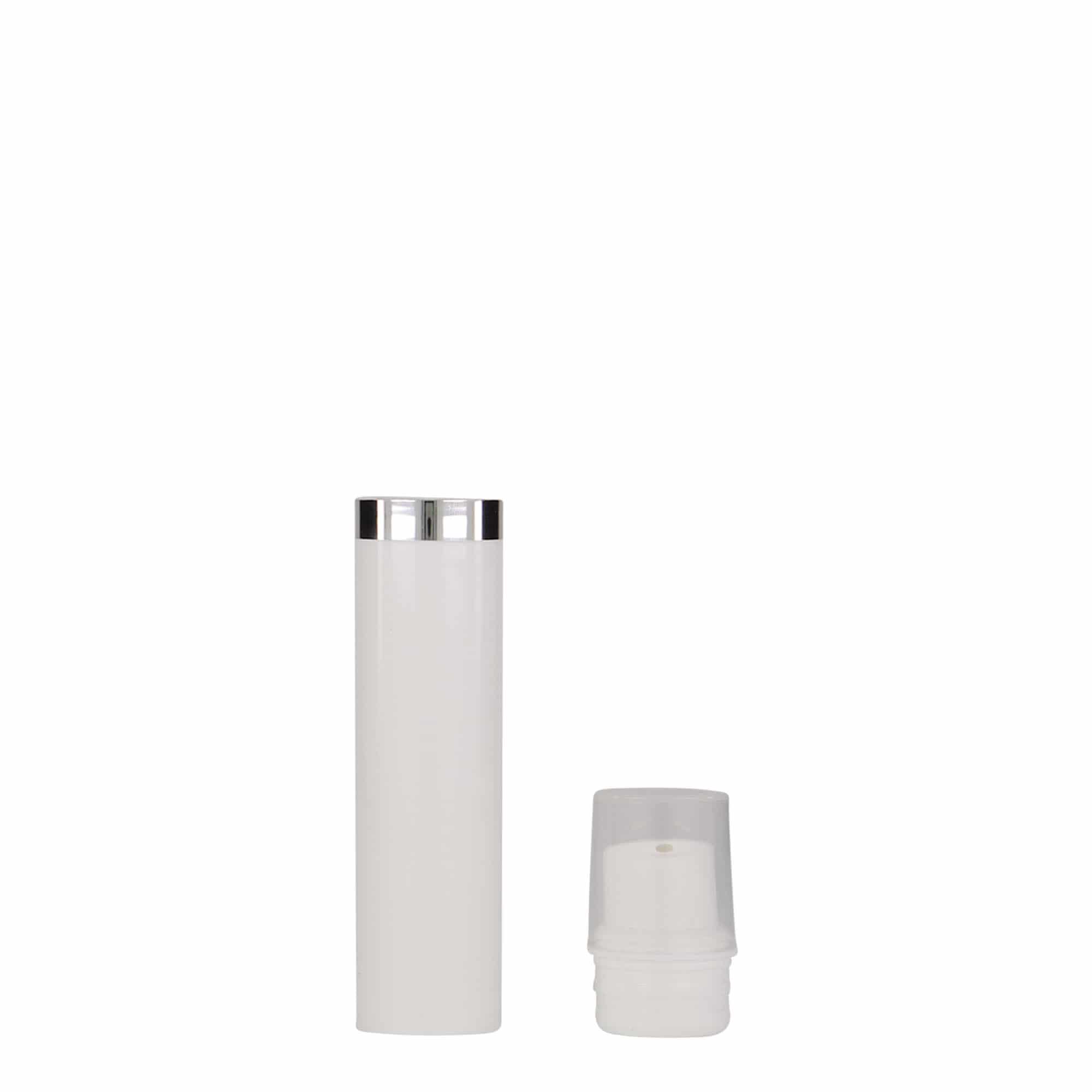 15 ml dozownik beztlenowy 'Nano', tworzywo sztuczne PP, biały 15 ml dozownik beztlenowy 'Nano', tworzywo sztuczne PP, biały