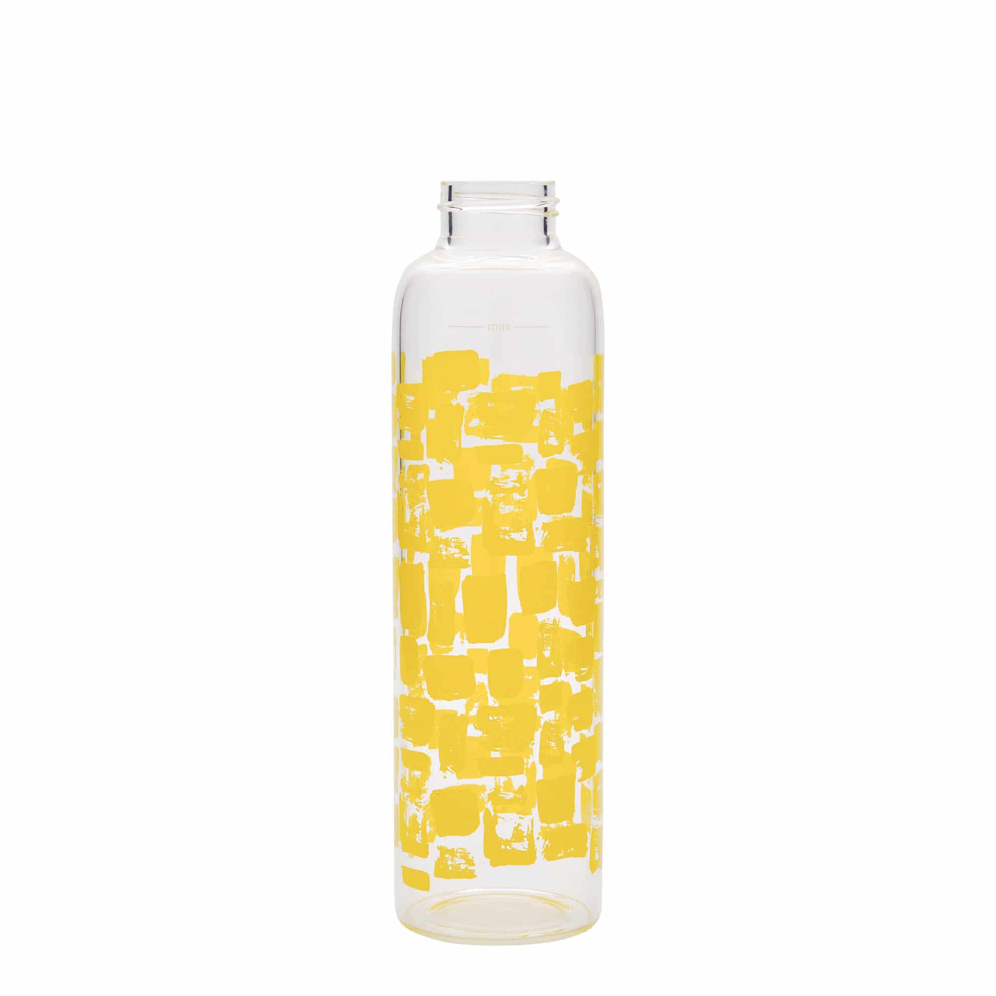 500 ml butelka do picia „Perseus - Żółte prostokąty”, otwór: zakrętka na gwint 500 ml butelka do picia „Perseus - Żółte prostokąty”, otwór: zakrętka na gwint