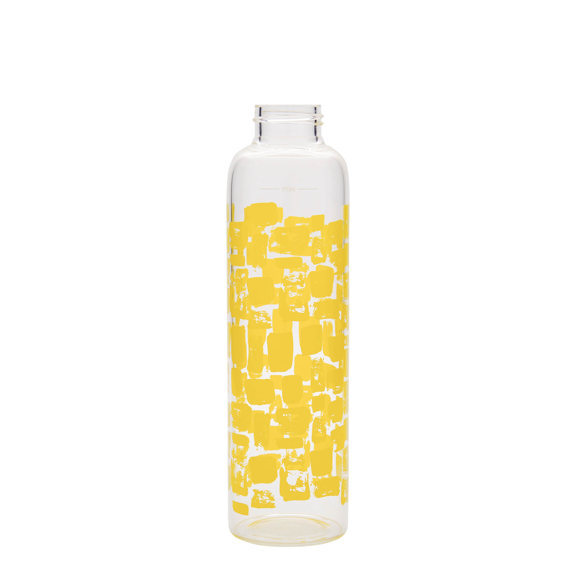 500 ml butelka do picia „Perseus - Żółte prostokąty”, otwór: zakrętka na gwint 500 ml butelka do picia „Perseus - Żółte prostokąty”, otwór: zakrętka na gwint