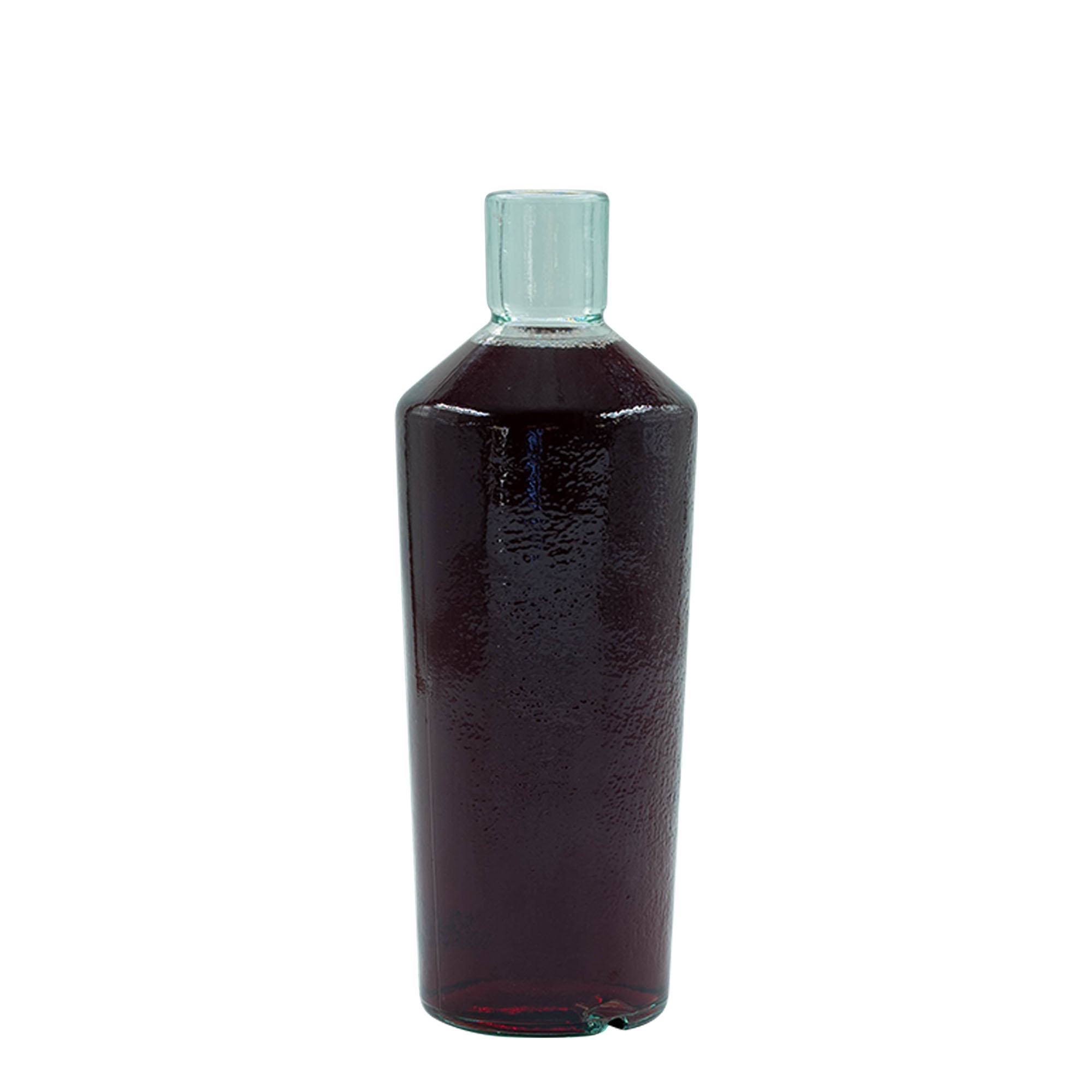 700 ml dziko wykonana szklana butelka 'Primal', otwór: korek