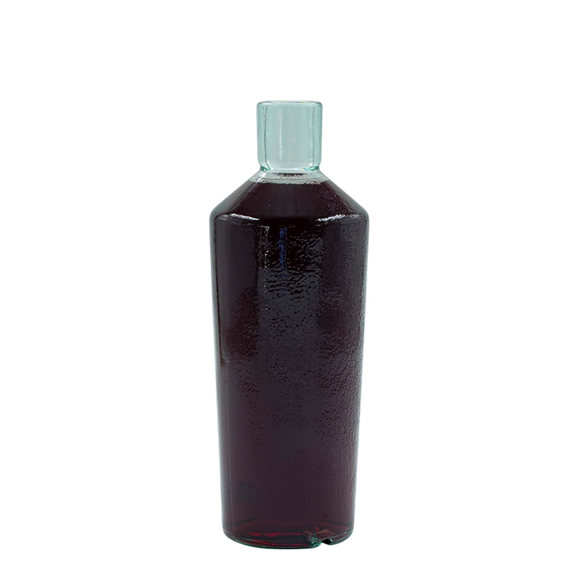 700 ml dziko wykonana szklana butelka 'Primal', otwór: korek