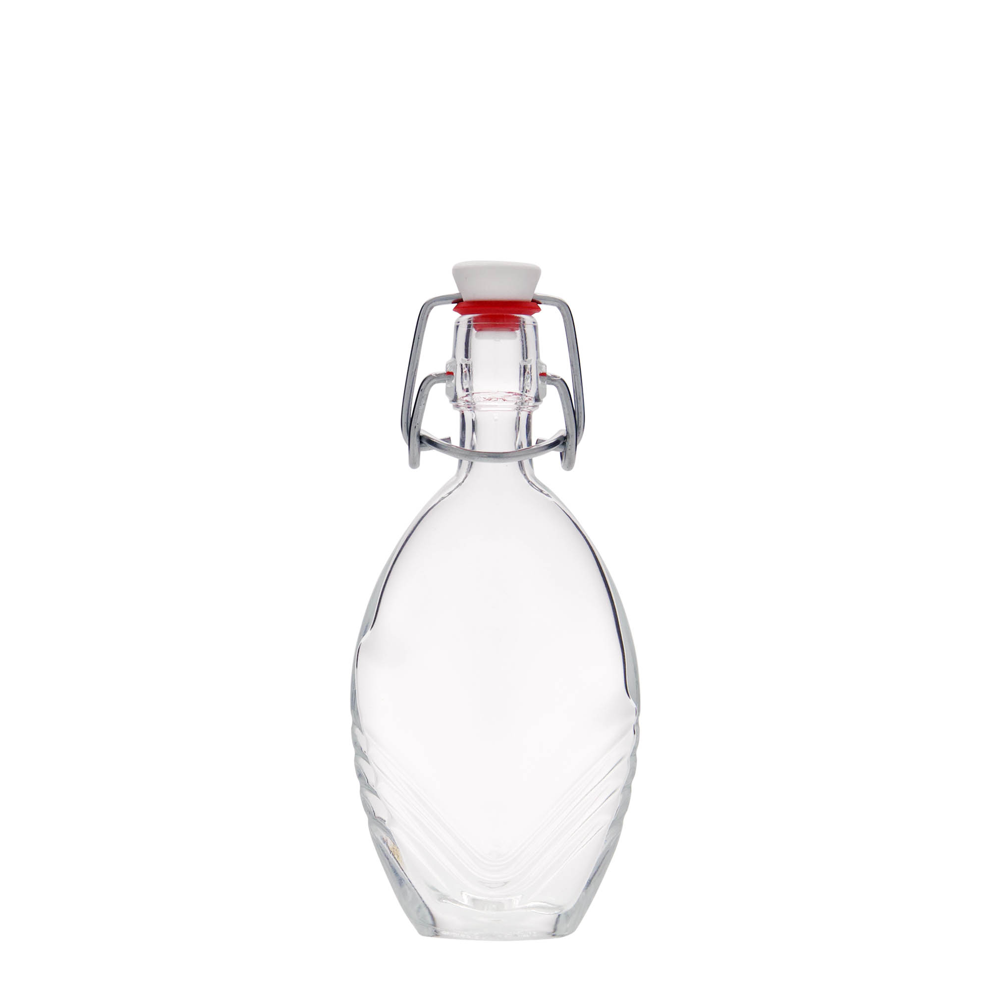 40 ml butelka szklana „Florence”, owalna, wylot: zamknięcie na zatrzask 40 ml butelka szklana „Florence”, owalna, wylot: zamknięcie na zatrzask