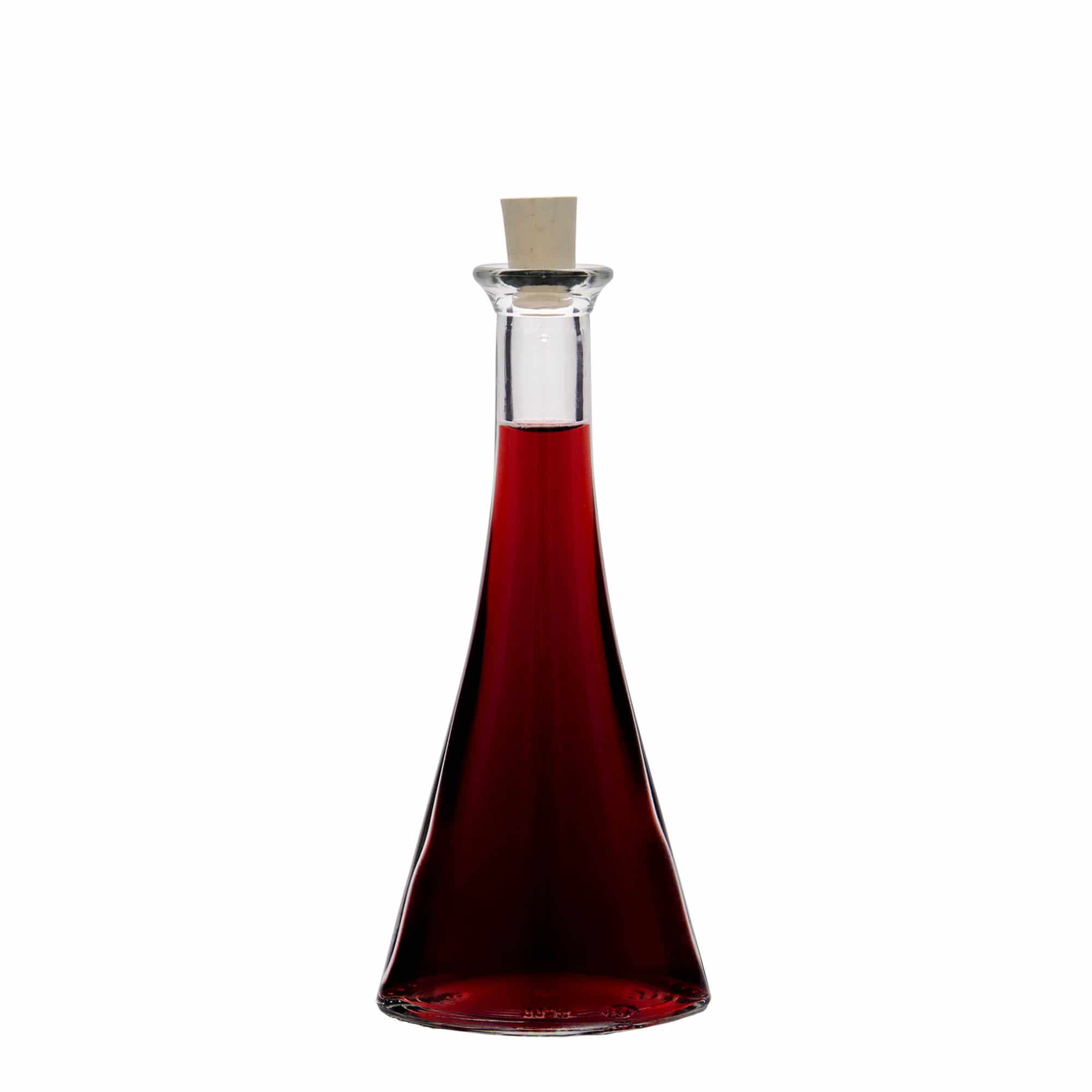 Butelka szklana 100 ml 'Veronica', półokrągła, otwór: korek