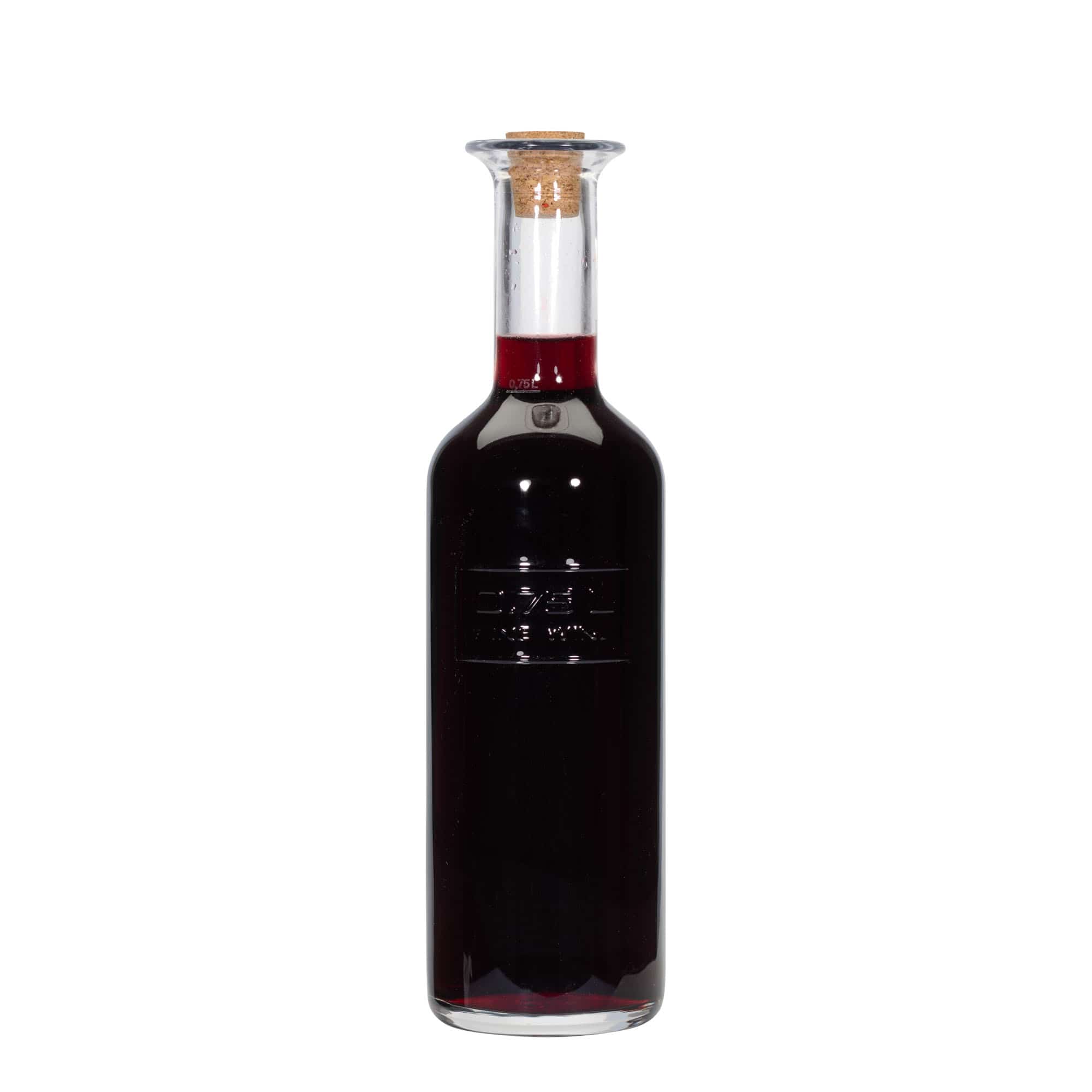 750 ml butelka szklana „Optima Fine Wine”, otwór: korek