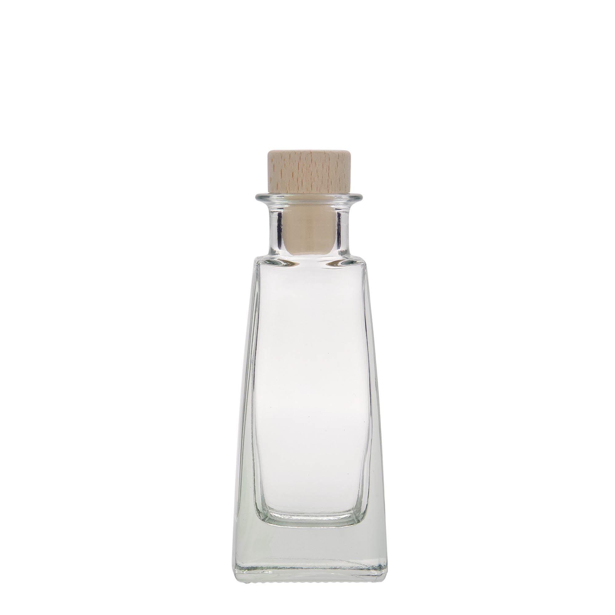 100 ml butelka szklana „Timmy”, prostokątna, wylot: korek 100 ml butelka szklana „Timmy”, prostokątna, wylot: korek