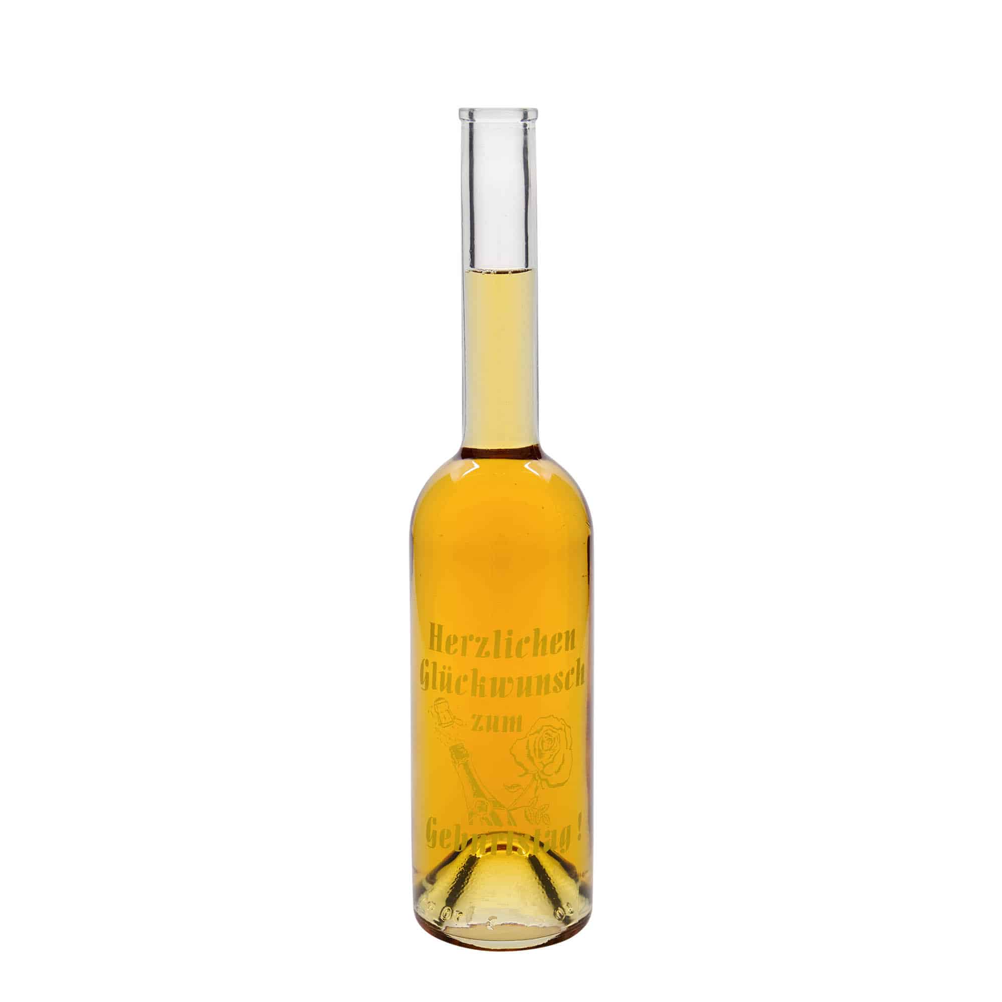 500 ml butelka szklana „Opera”, motyw: butelka urodzinowa, szyjka: korek