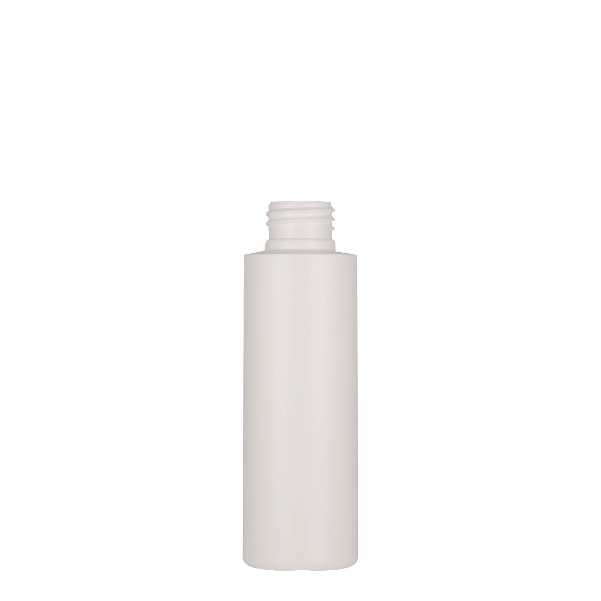 100 ml butelka plastikowa 'Pipe', zielony HDPE, biały, gwint: 24/410 100 ml butelka plastikowa 'Pipe', zielony HDPE, biały, gwint: 24/410