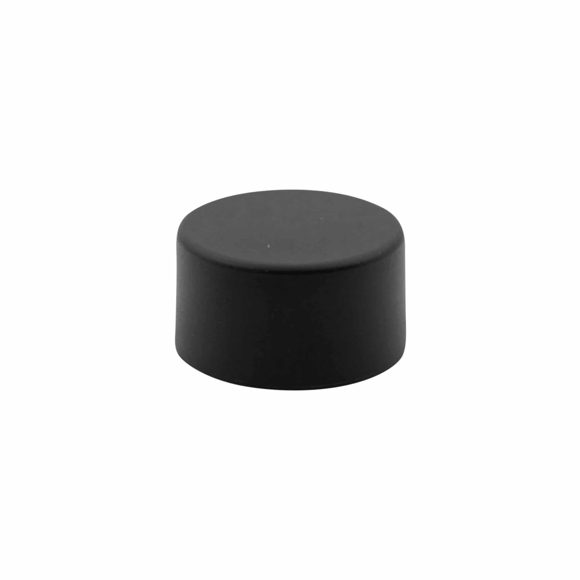 Zakrętka, metalowo-plastikowa, czarna, do wylotu: PP 31,5 Zakrętka, metalowo-plastikowa, czarna, do wylotu: PP 31,5