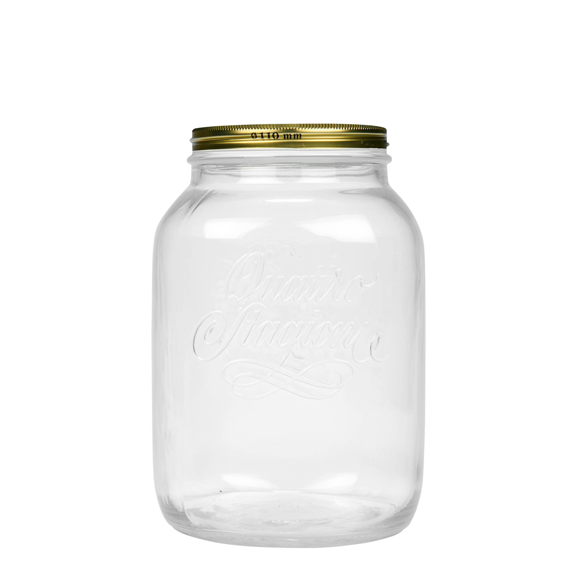3.000 ml szkło 'Quattro Stagioni', otwór: zakrętka 3.000 ml szkło 'Quattro Stagioni', otwór: zakrętka