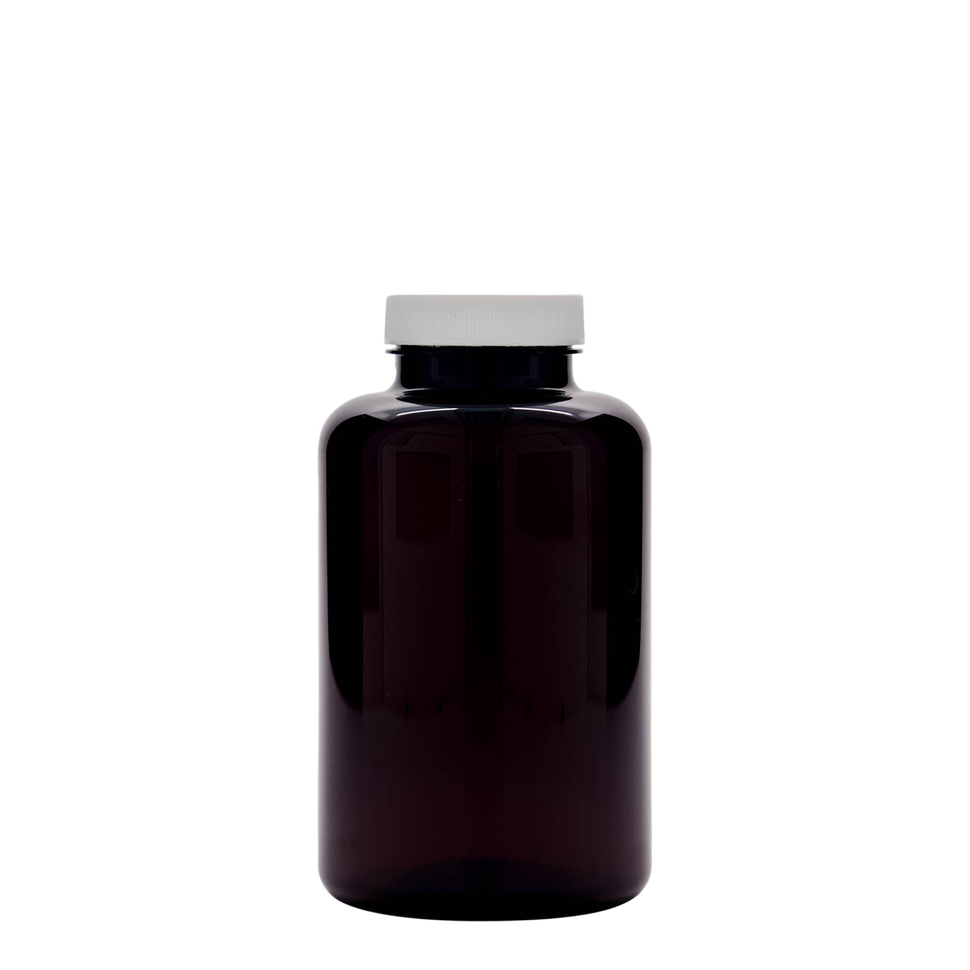 500 ml butelka PET, plastik, brązowa, gwint: 45/400