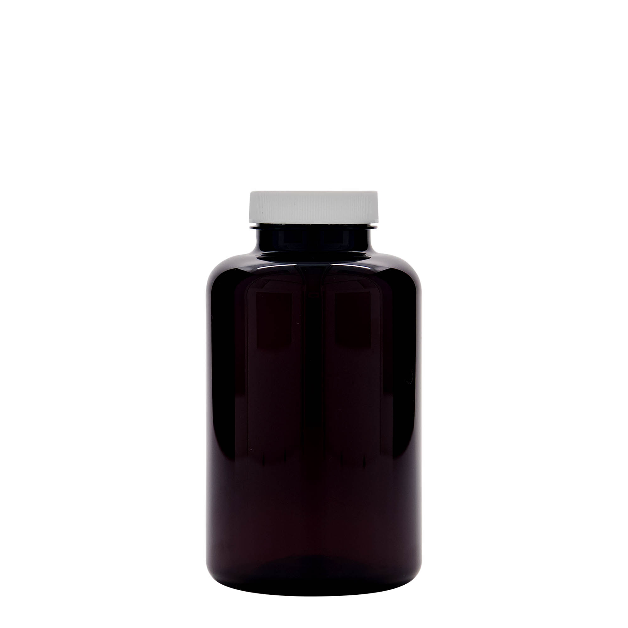 500 ml butelka PET, plastik, brązowa, gwint: 45/400