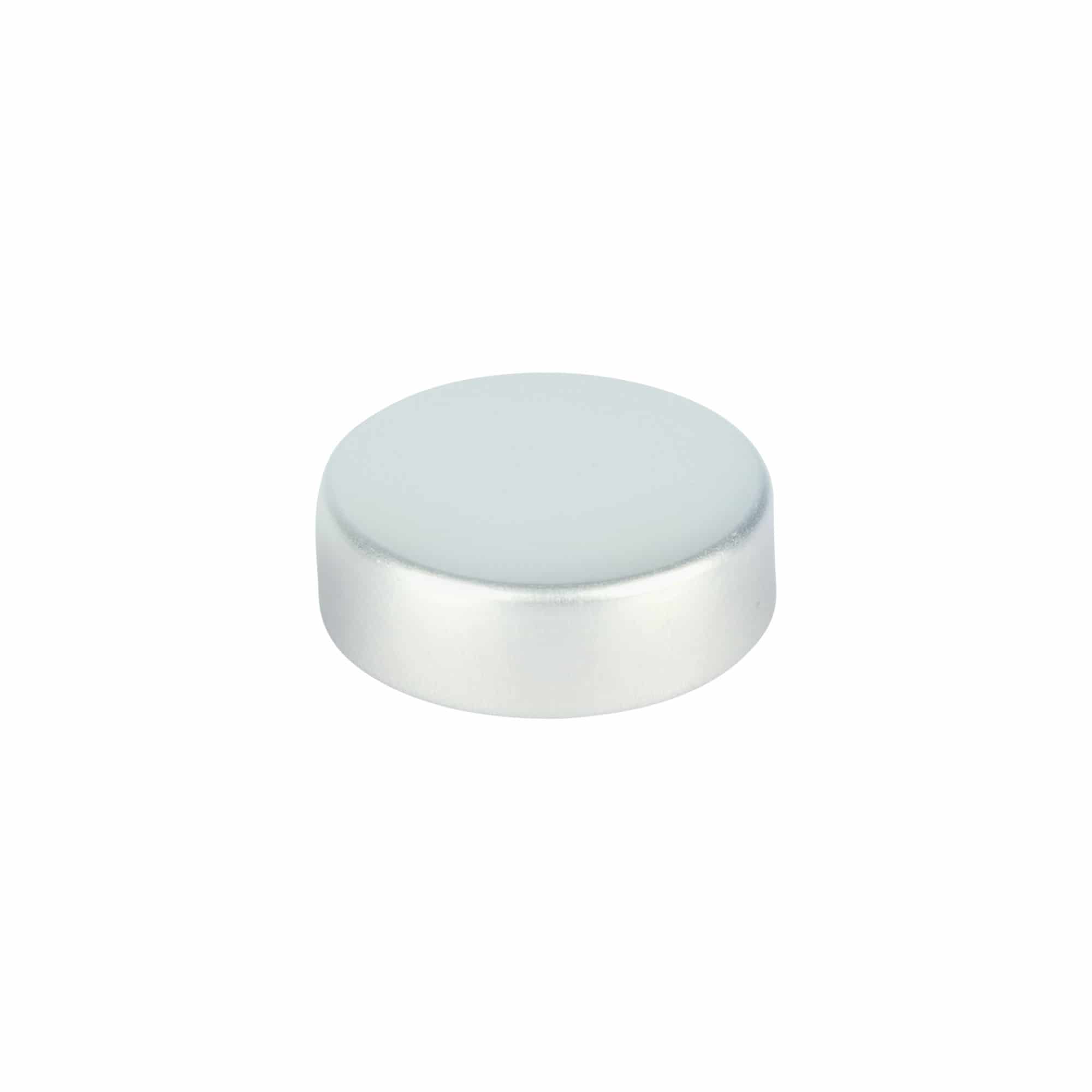 Zakrętka, metalowa, srebrna, do wylotu: GPI 33/400