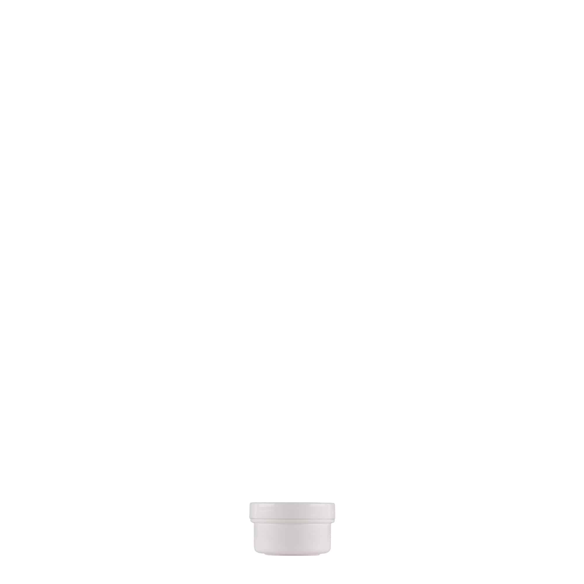6 ml plastikowy pojemnik „White Line”, PP, biały, zakończenie: zakrętka