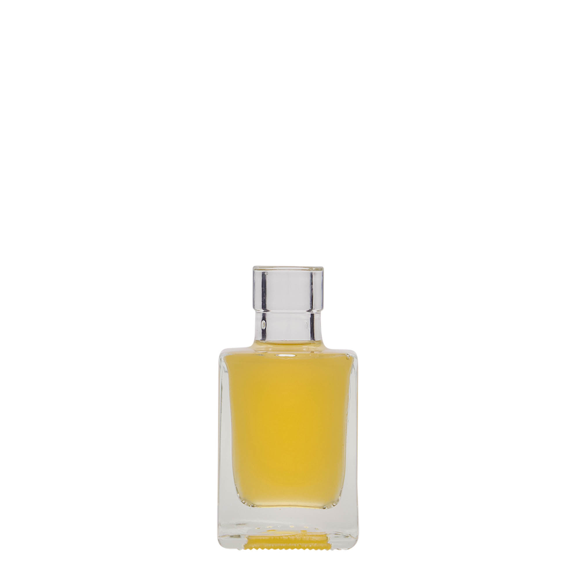 50 ml butelka szklana „Cube”, kwadratowa, wylot: korek 50 ml butelka szklana „Cube”, kwadratowa, wylot: korek