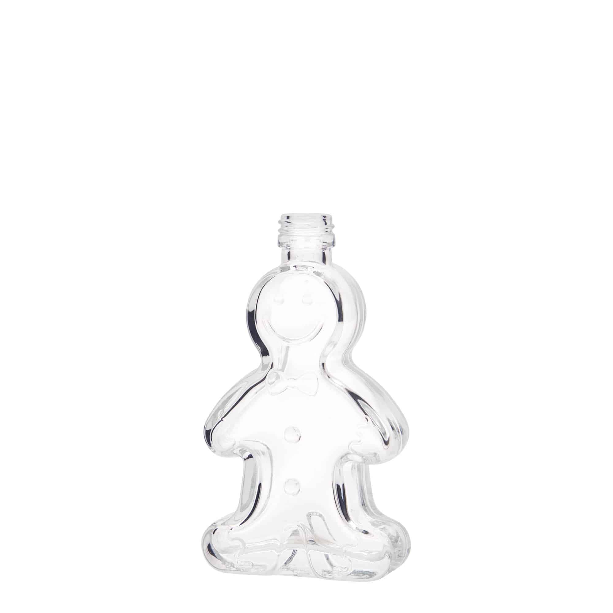 50 ml butelka szklana „Lebkuchenmann”, gwint: PP 18