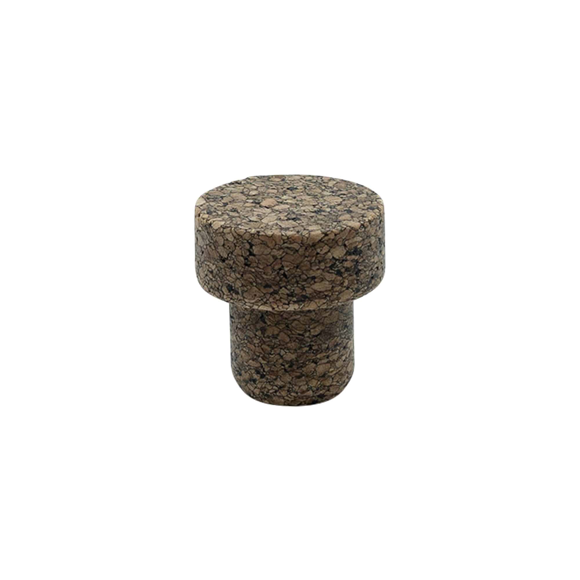 Korek do butelki 'Sharp' 22,5 mm, Corkcoal, do gardzieli: korek