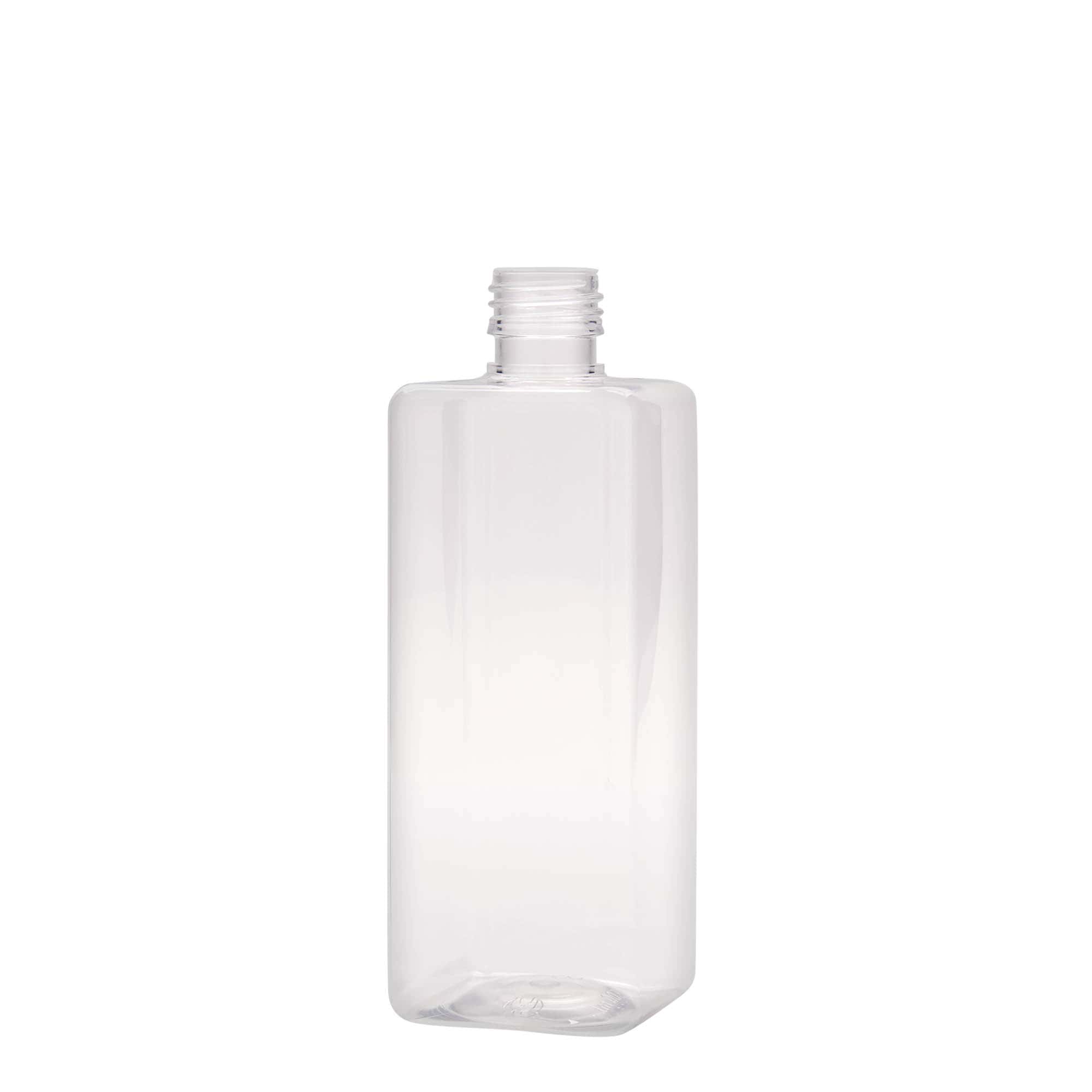 500 ml butelka PET „Karl”, kwadratowa, plastik, gwint: PP 28